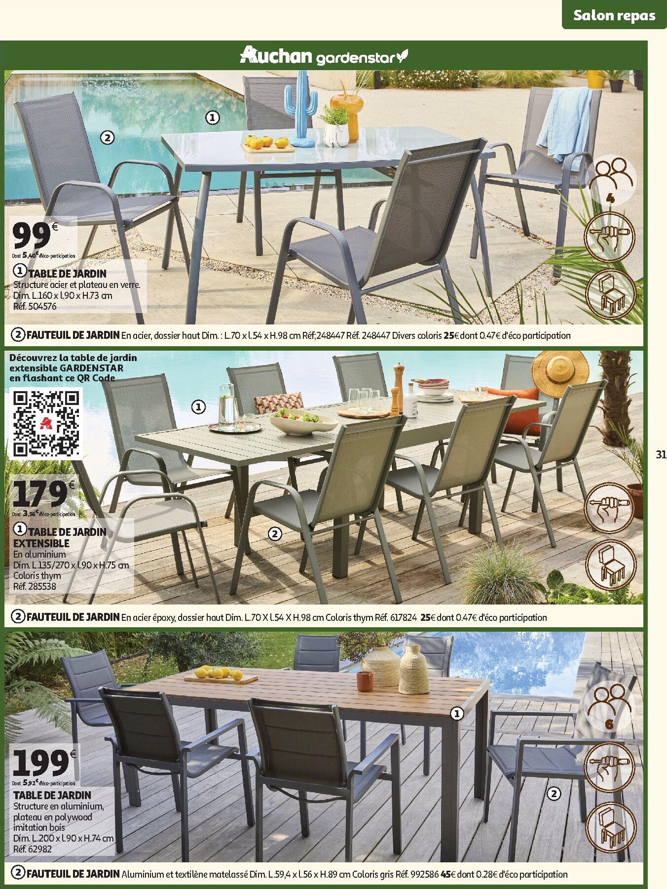 auchan - De Auchan - Jardinage, meubles jardin folder geldig vanaf 03/03/2026 t/m 14/06/2026 - page: 31