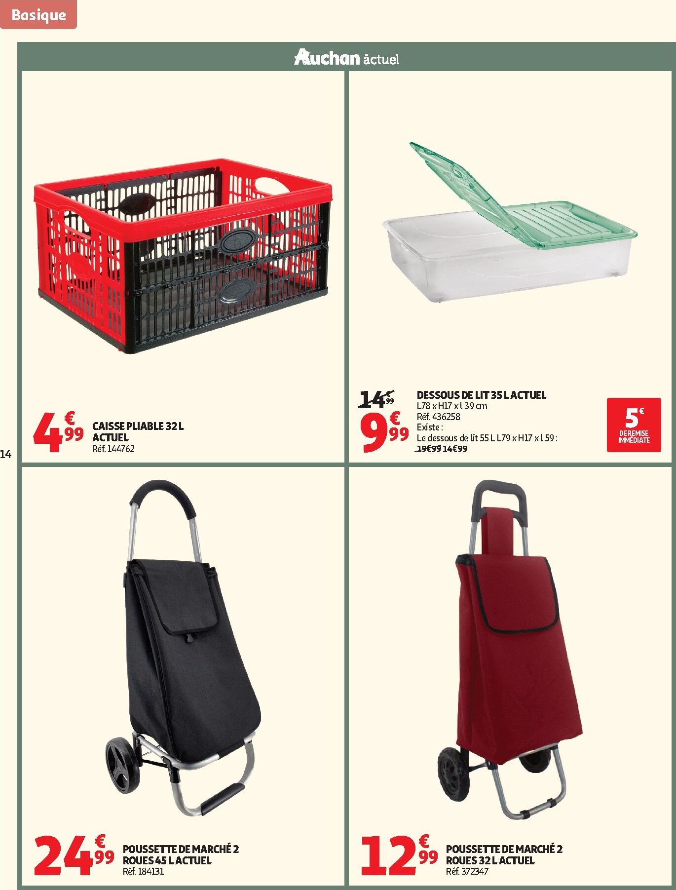 auchan - De Auchan - Inspiration déco folder geldig vanaf 03/03/2026 t/m 31/05/2026 - page: 14