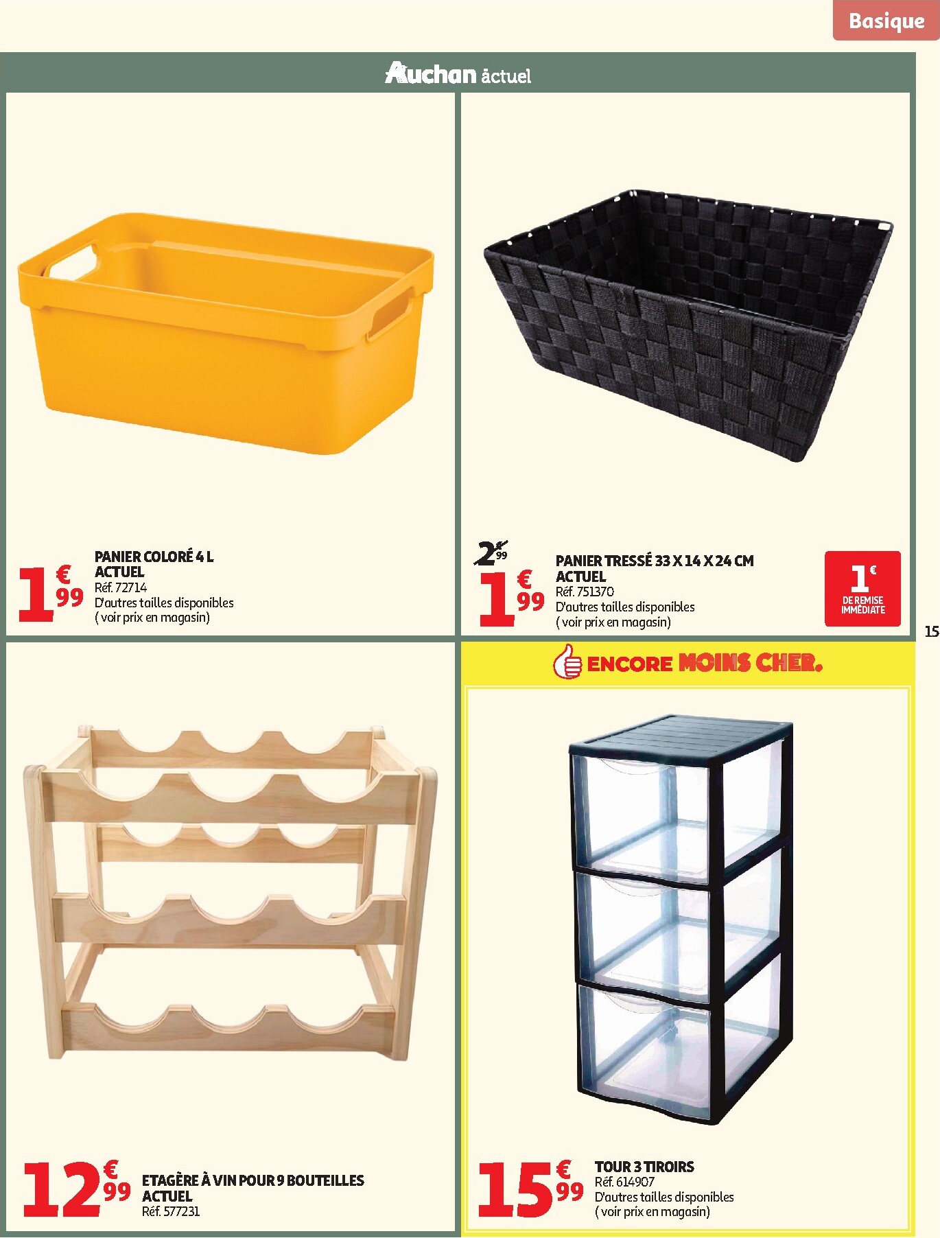 auchan - De Auchan - Inspiration déco folder geldig vanaf 03/03/2026 t/m 31/05/2026 - page: 15