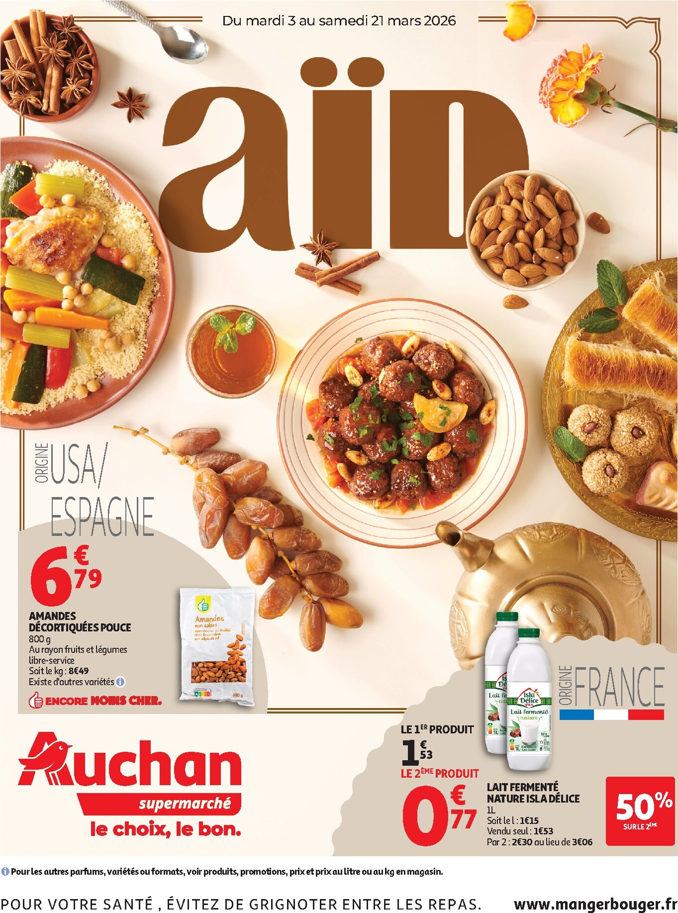 auchan - De Auchan - Aïd supers folder geldig vanaf 03/03/2026 t/m 21/03/2026