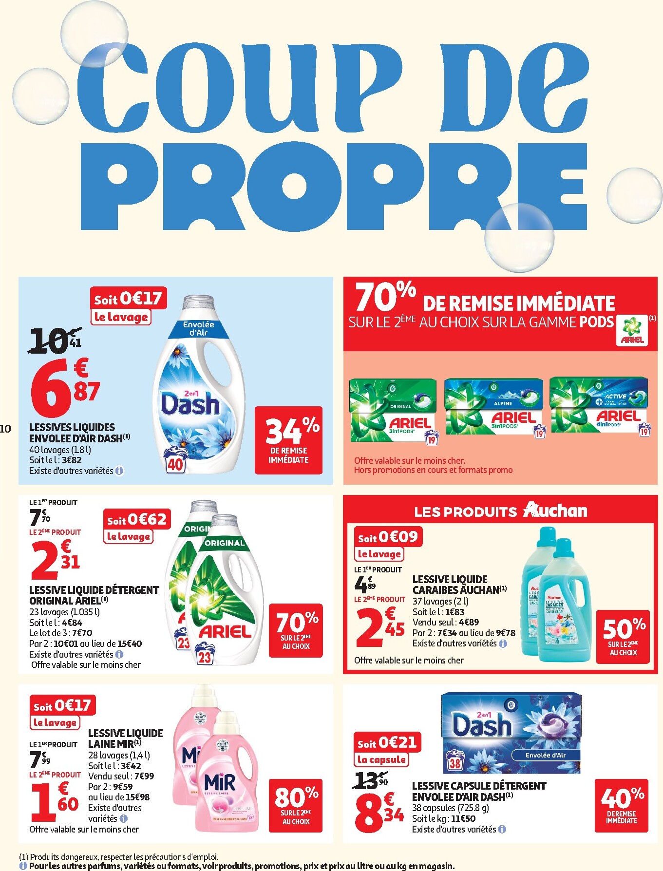 auchan - De Auchan - Coup de propre supers folder geldig vanaf 03/03/2026 t/m 07/03/2026 - page: 10