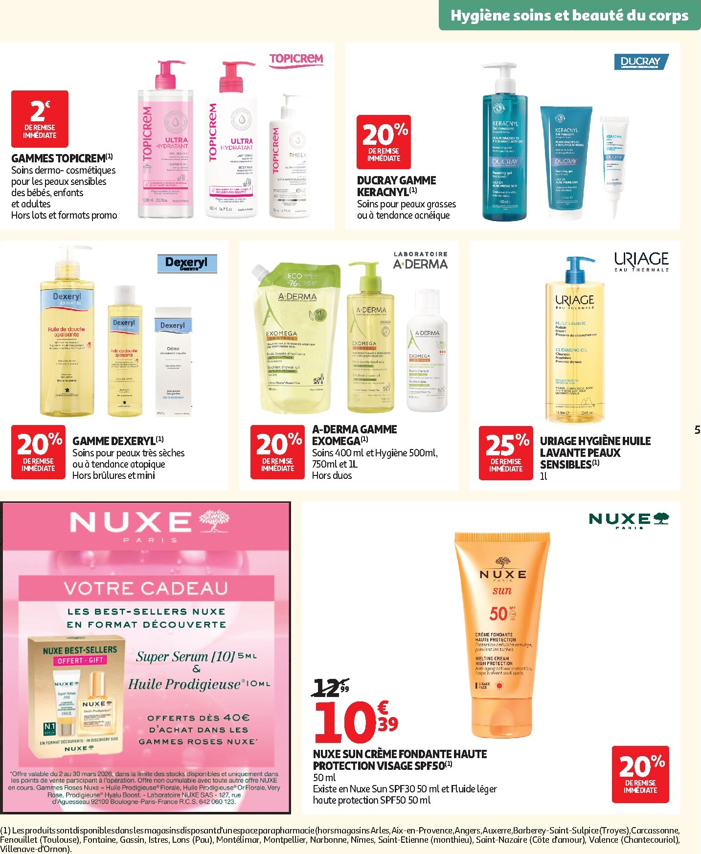auchan - De Auchan - Parapharmacie, beauté folder geldig vanaf 03/03/2026 t/m 29/03/2026 - page: 5