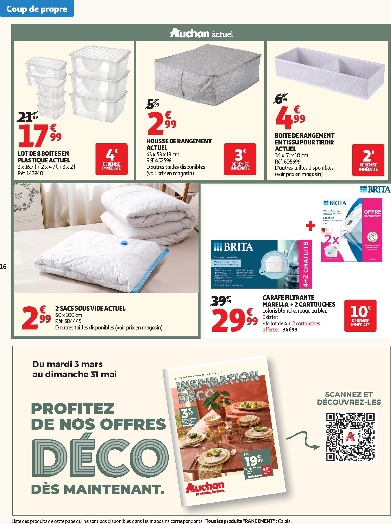 auchan - De Auchan - Coup de propre hypers folder geldig vanaf 03/03/2026 t/m 15/03/2026 - page: 16
