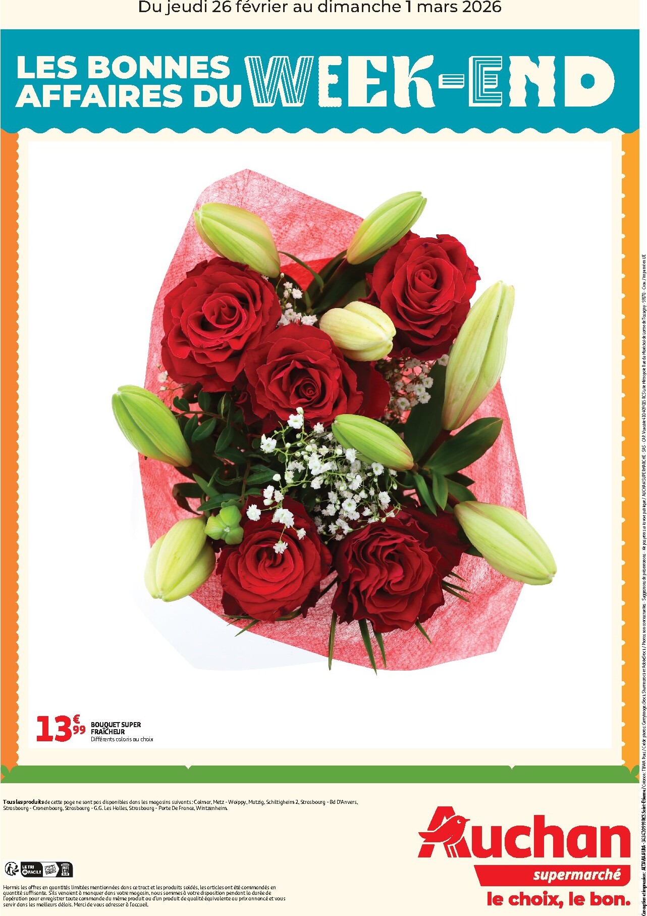 auchan - De Auchan - Les bons plans du week-end dans votre super folder geldig vanaf 26/02/2026 t/m 01/03/2026 - page: 2