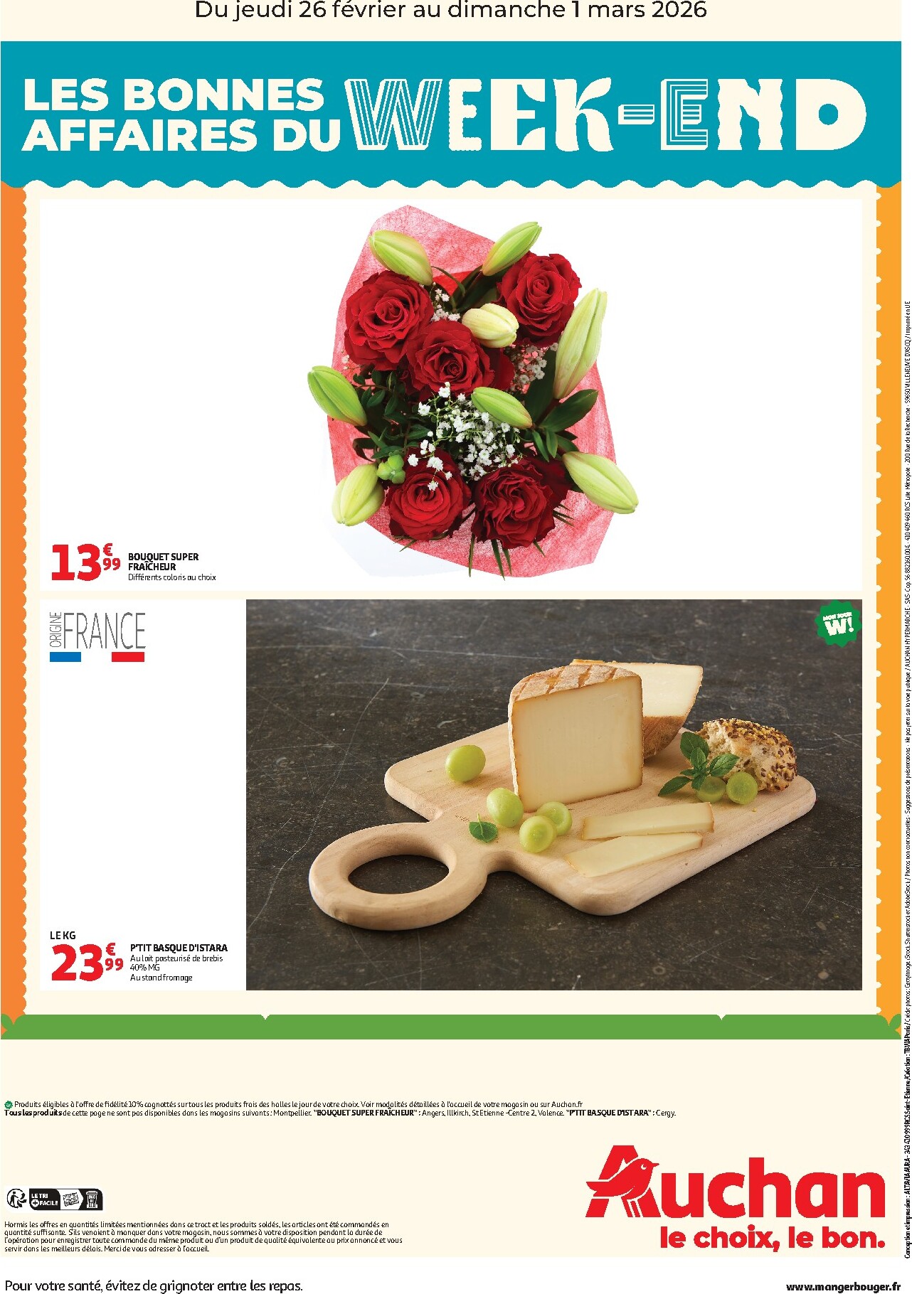 auchan - De Auchan - Les bons plans du week-end dans votre hyper folder geldig vanaf 26/02/2026 t/m 01/03/2026 - page: 2