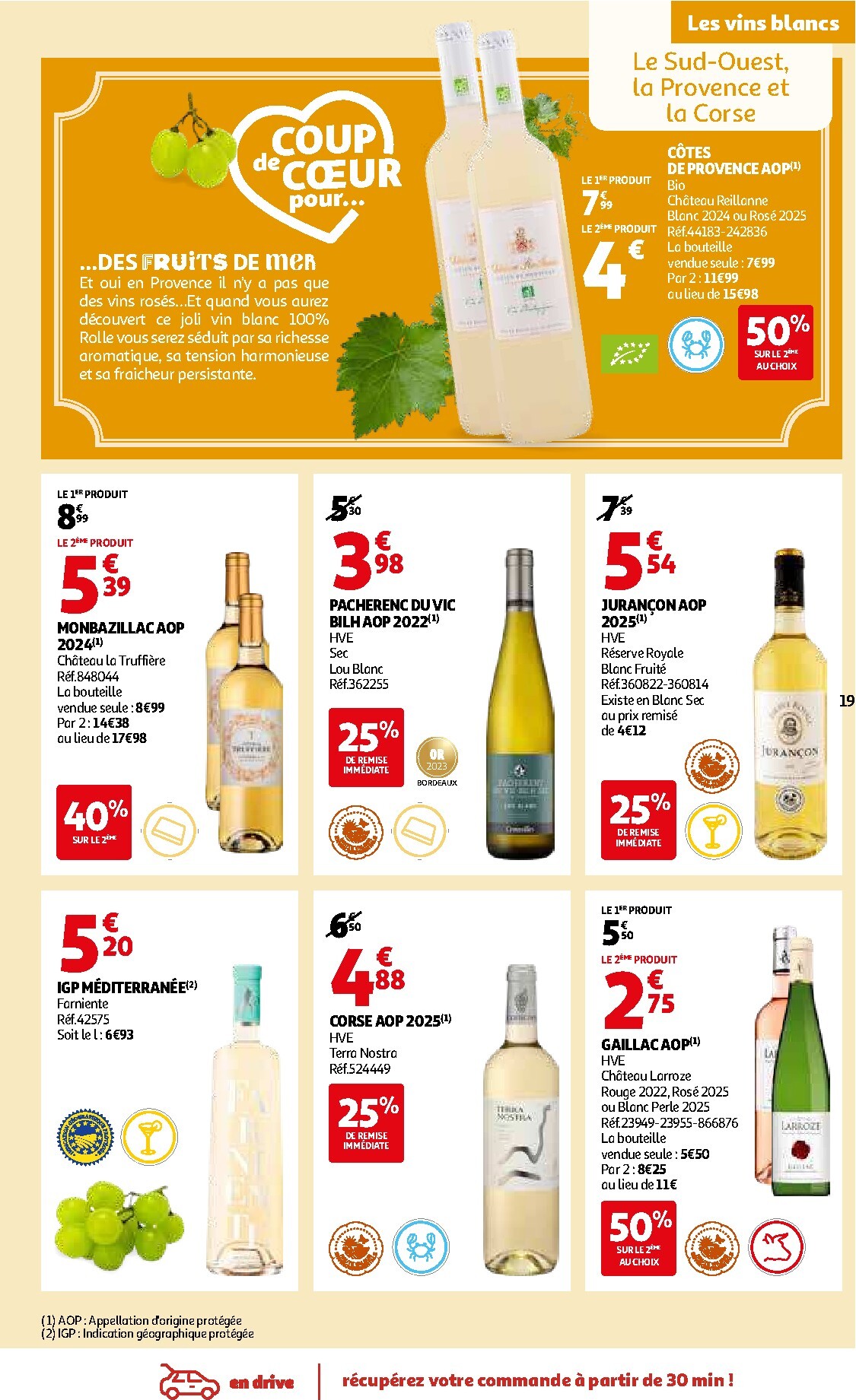 auchan - De Auchan - Foire aux vins de Printemps folder geldig vanaf 09/03/2026 t/m 07/04/2026 - page: 19