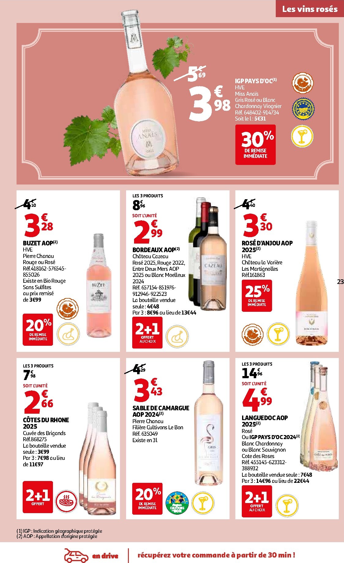 auchan - De Auchan - Foire aux vins de Printemps folder geldig vanaf 09/03/2026 t/m 07/04/2026 - page: 23