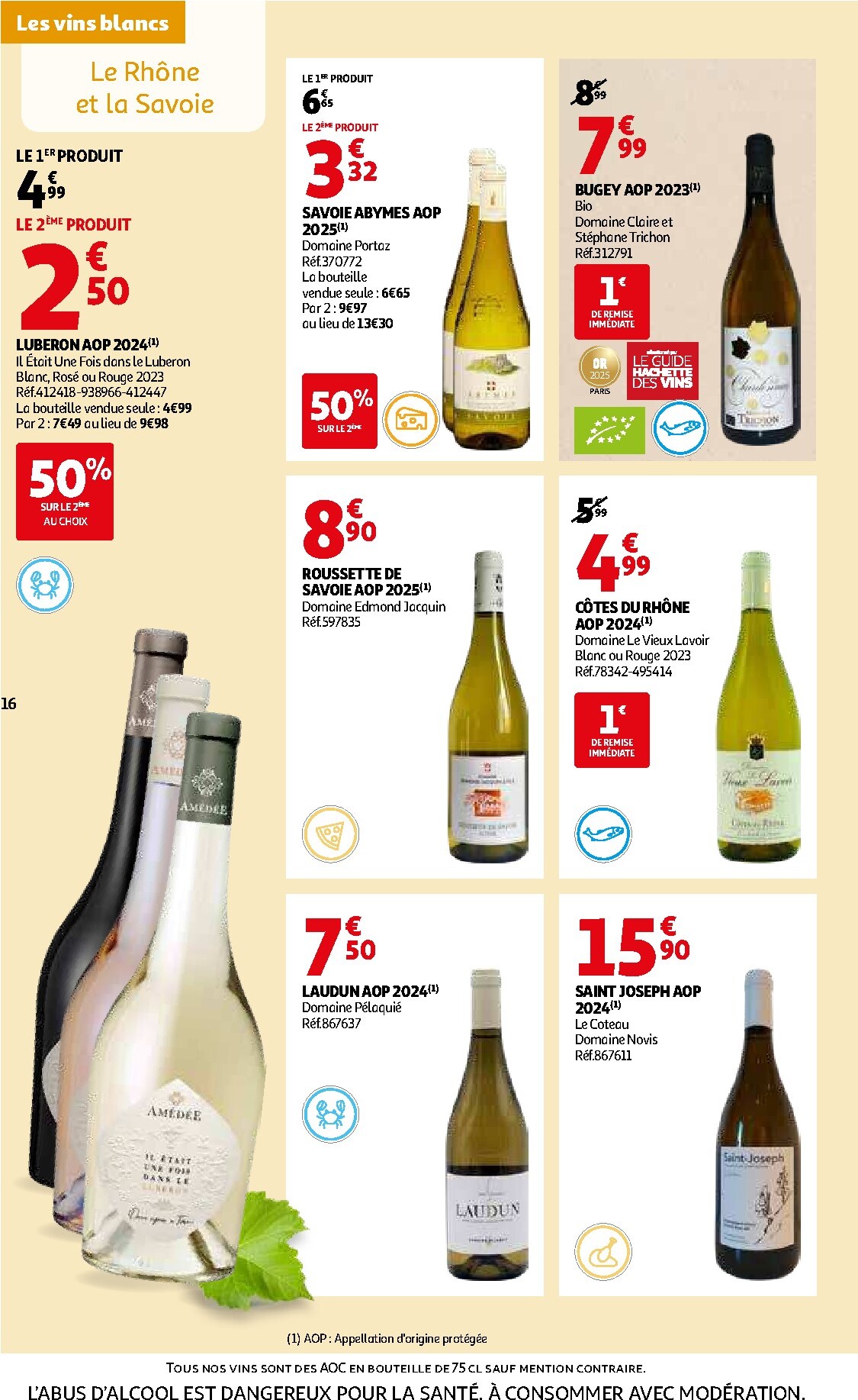 auchan - De Auchan - Foire aux vins de Printemps folder geldig vanaf 09/03/2026 t/m 07/04/2026 - page: 16