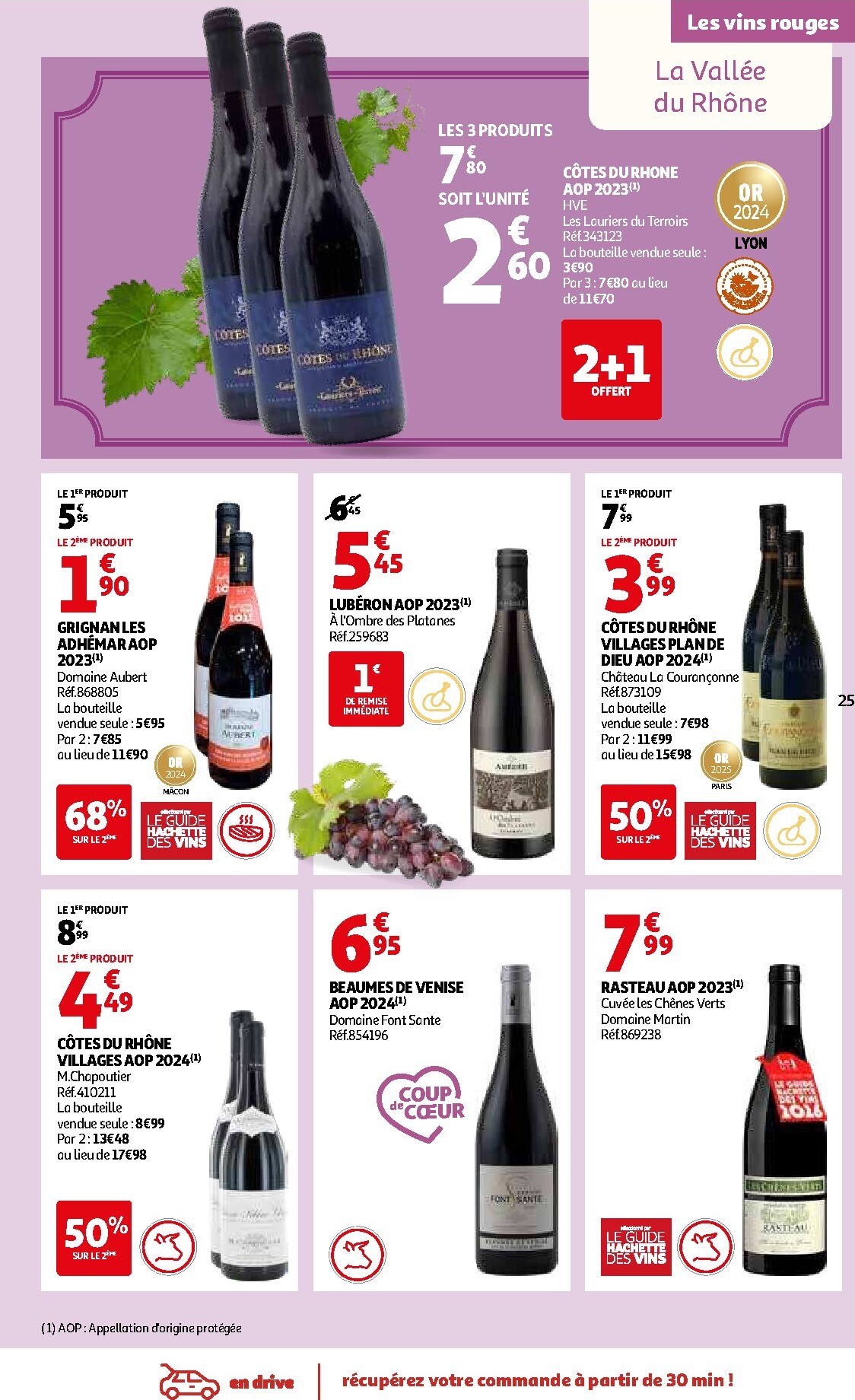 auchan - De Auchan - Foire aux vins de Printemps folder geldig vanaf 09/03/2026 t/m 07/04/2026 - page: 25
