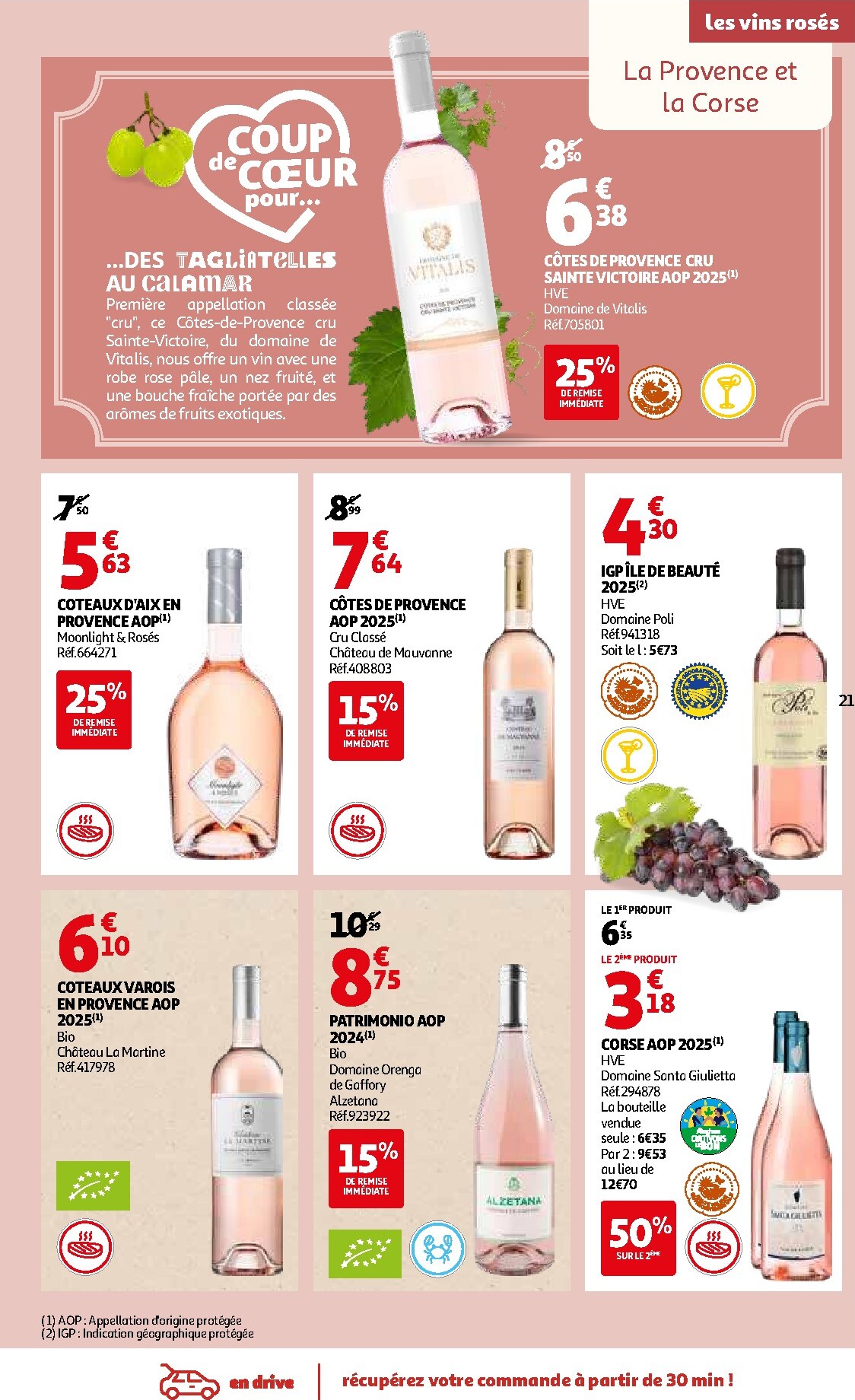 auchan - De Auchan - Foire aux vins de Printemps folder geldig vanaf 09/03/2026 t/m 07/04/2026 - page: 21