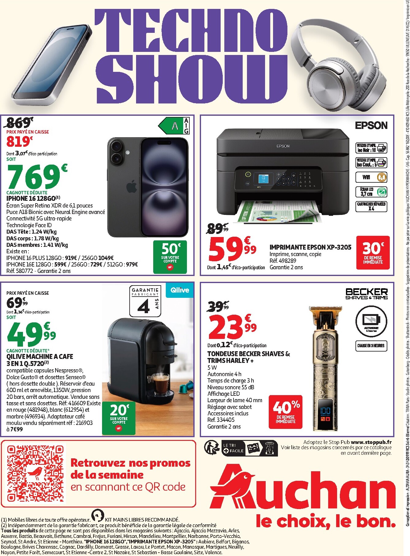 auchan - De Auchan - High tech électroménager folder geldig vanaf 03/03/2026 t/m 15/03/2026 - page: 8