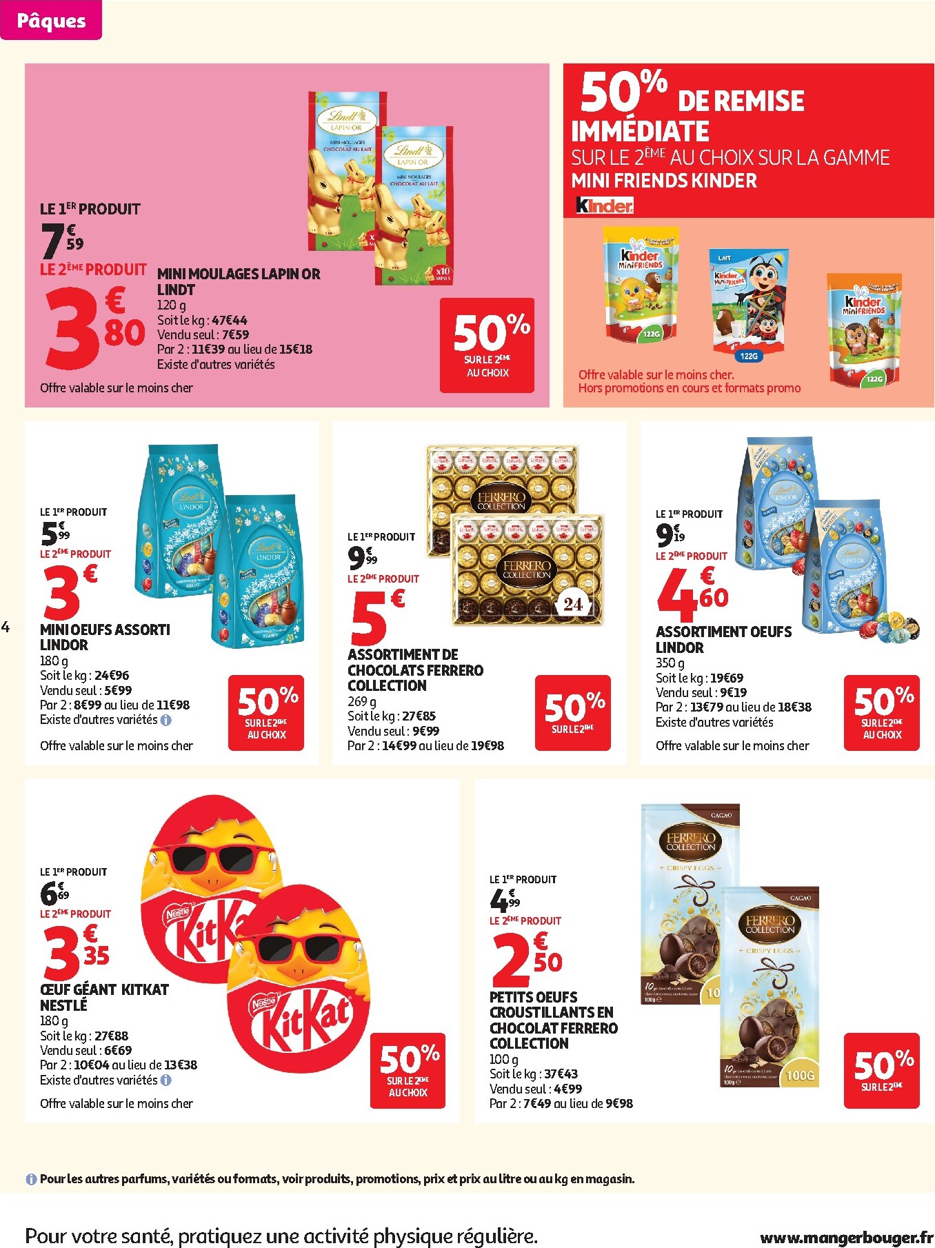 auchan - De Auchan Supermarché - Chocolats Pâques folder geldig vanaf 24/03/2026 t/m 04/04/2026 - page: 4