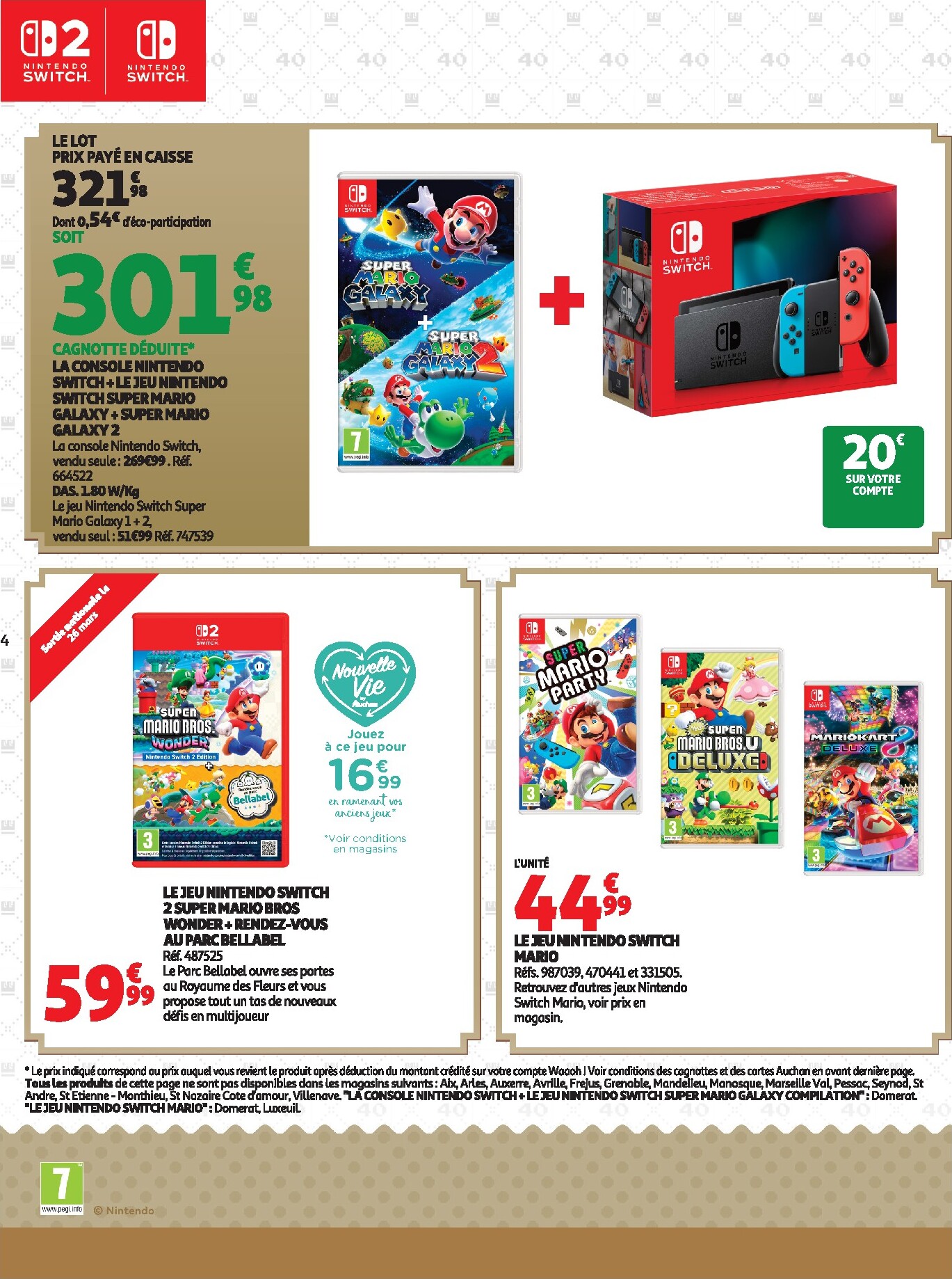 auchan - De Auchan - Super Mario Bros folder geldig vanaf 24/03/2026 t/m 05/04/2026 - page: 4