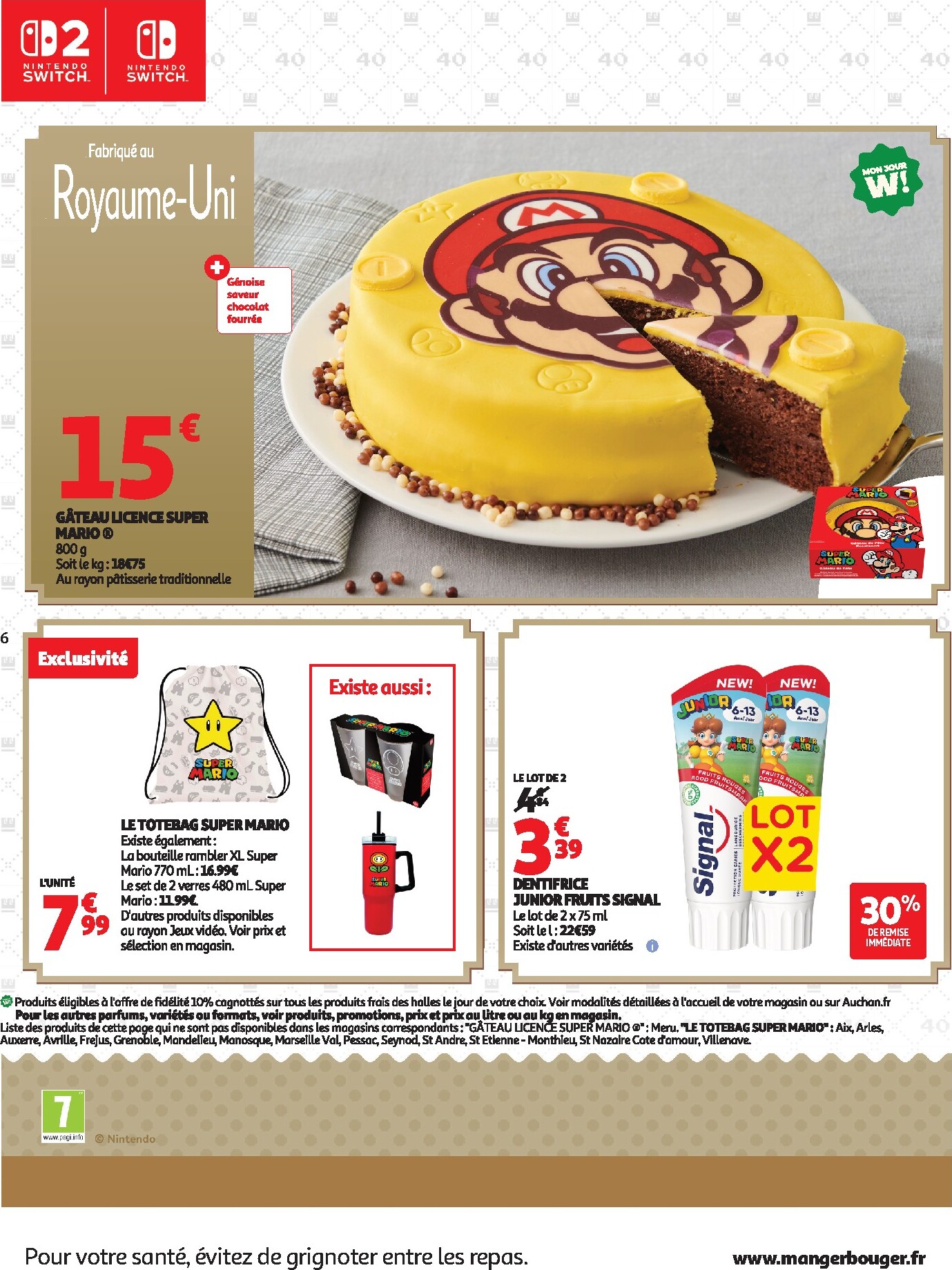 auchan - De Auchan - Super Mario Bros folder geldig vanaf 24/03/2026 t/m 05/04/2026 - page: 6