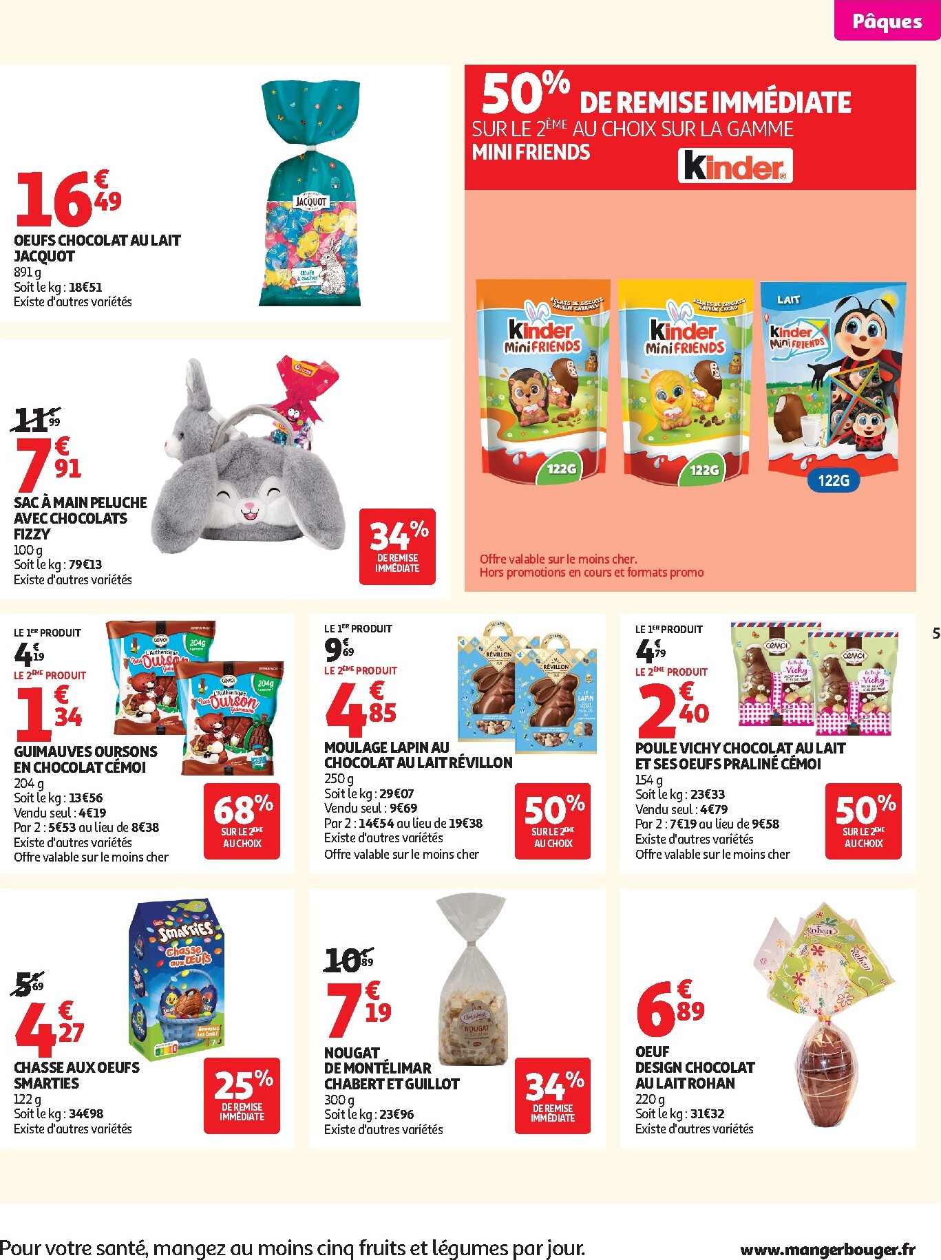 auchan - De Auchan - Chocolat Pâques hypers folder geldig vanaf 24/03/2026 t/m 05/04/2026 - page: 5