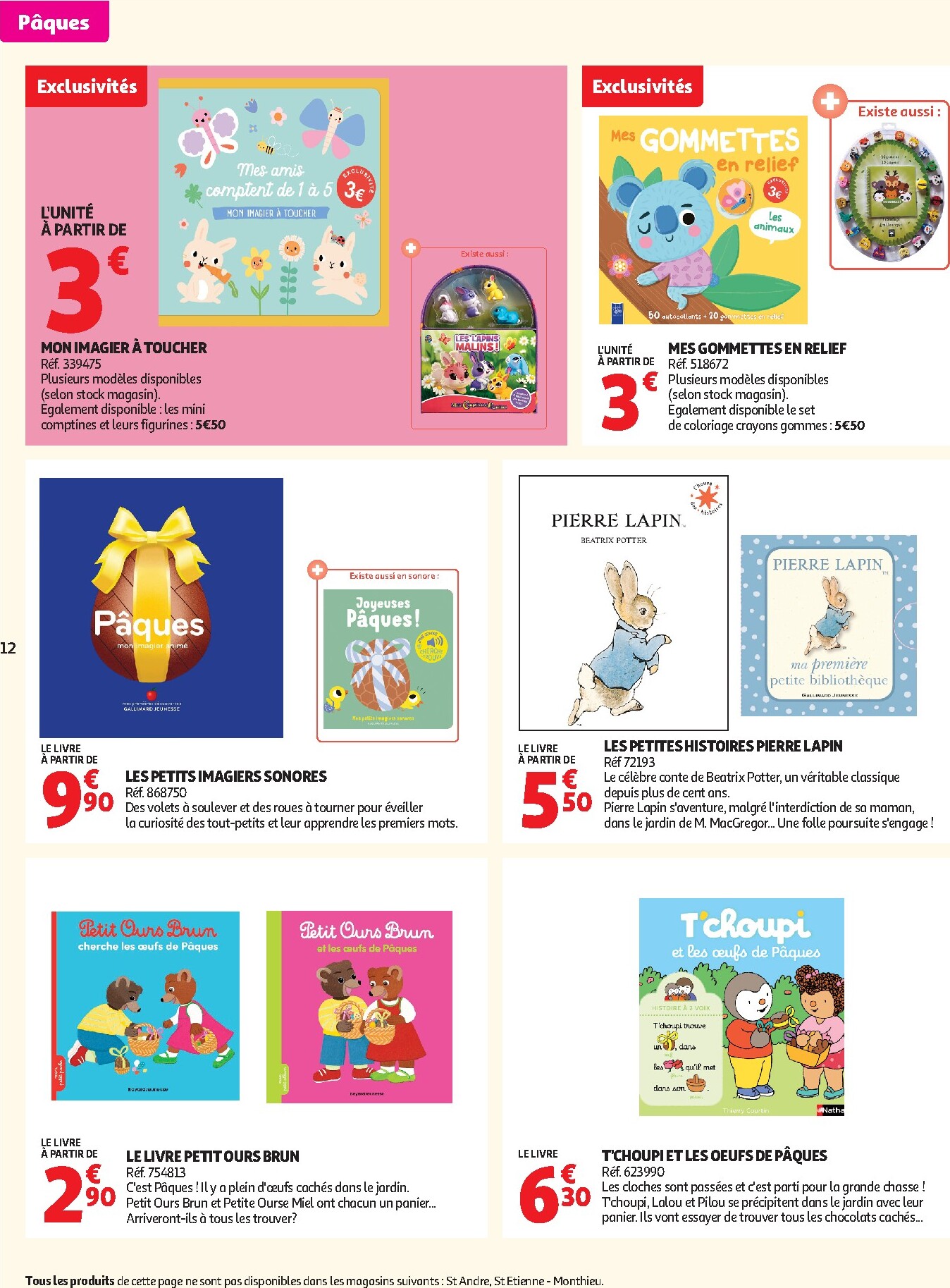 auchan - De Auchan - Chocolat Pâques hypers folder geldig vanaf 24/03/2026 t/m 05/04/2026 - page: 12