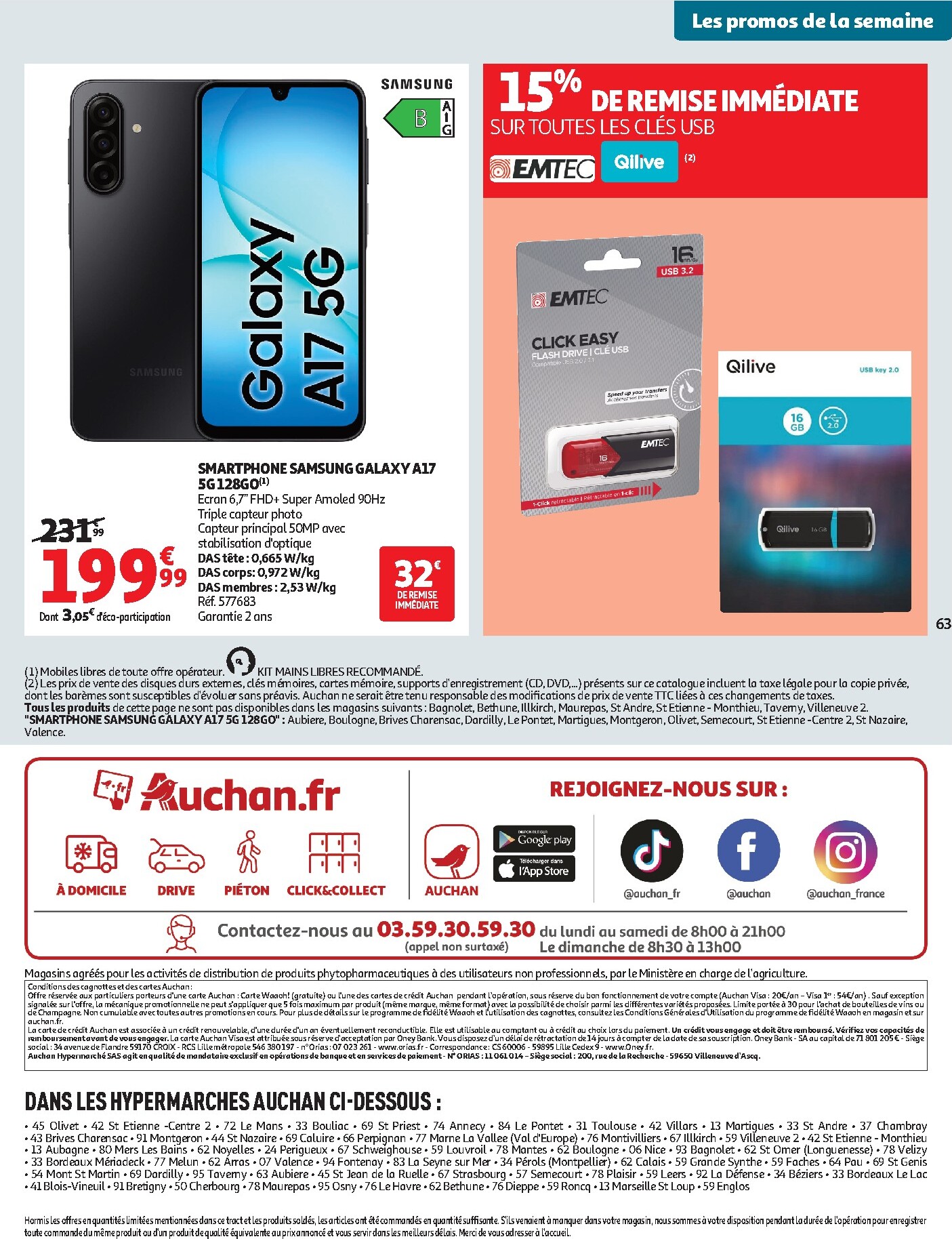 auchan - De Auchan - Chocolat Pâques hypers folder geldig vanaf 24/03/2026 t/m 05/04/2026 - page: 65