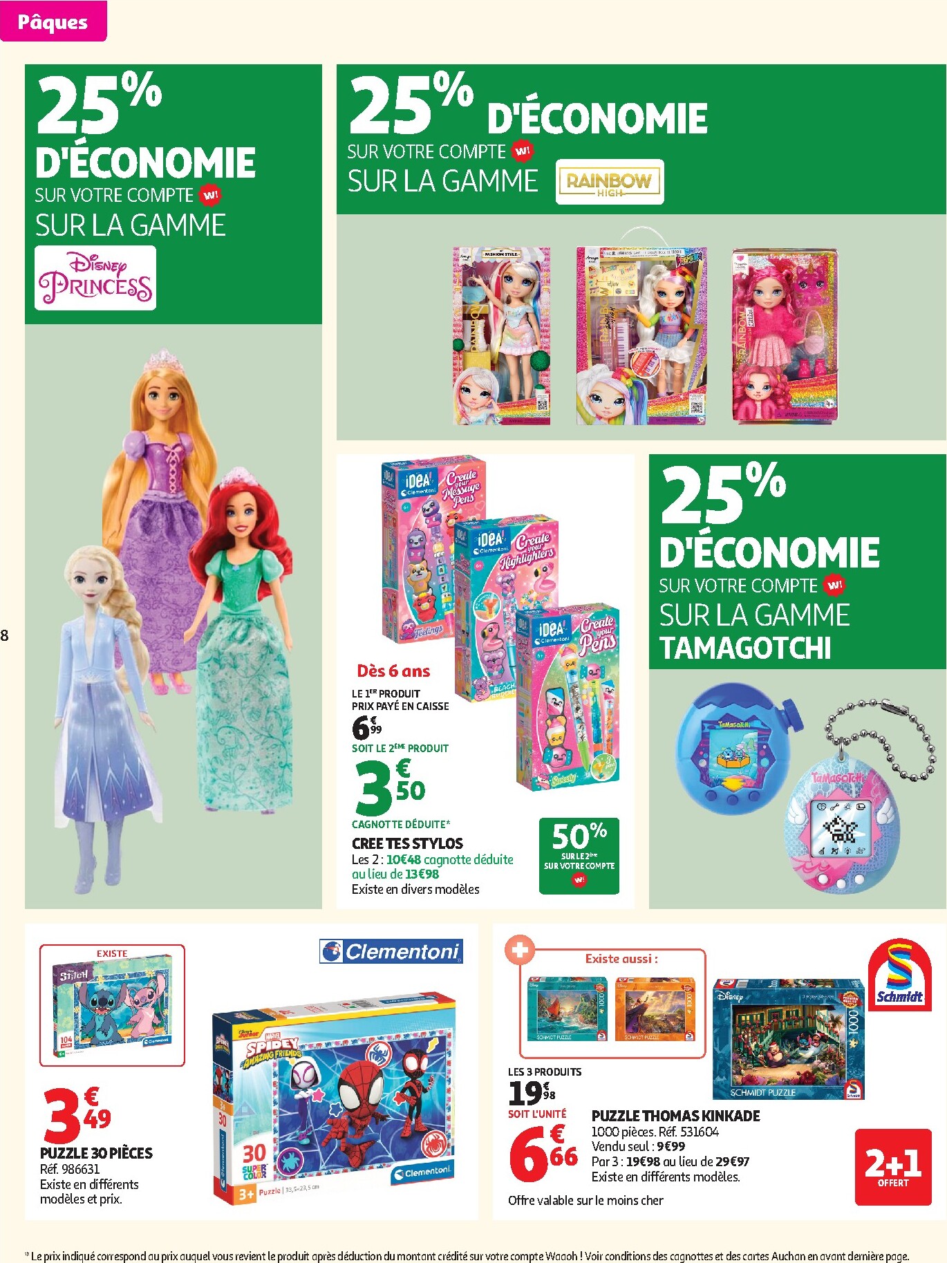 auchan - De Auchan - Chocolat Pâques hypers folder geldig vanaf 24/03/2026 t/m 05/04/2026 - page: 8