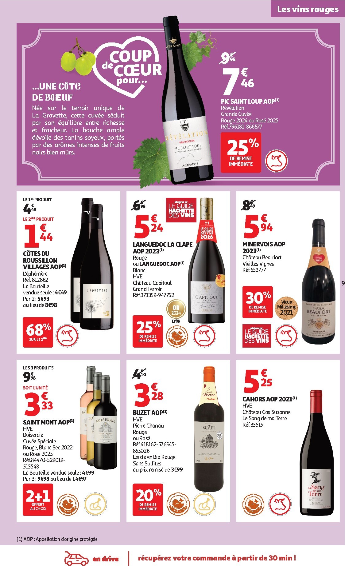 auchan - De Auchan Supermarché - Foire aux vins folder geldig vanaf 17/03/2026 t/m 28/03/2026 - page: 9