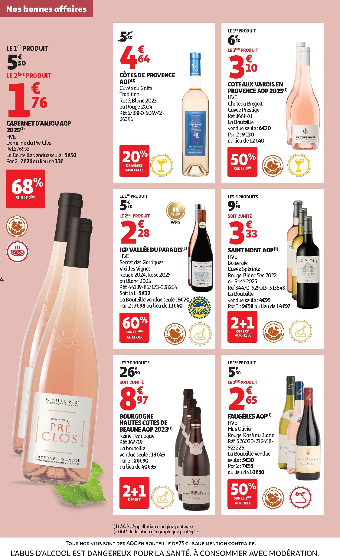auchan - De Auchan - Foire aux vins folder geldig vanaf 17/03/2026 t/m 29/03/2026 - page: 4