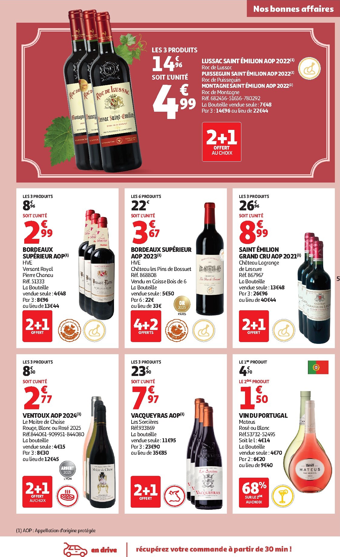 auchan - De Auchan - Foire aux vins folder geldig vanaf 17/03/2026 t/m 29/03/2026 - page: 5
