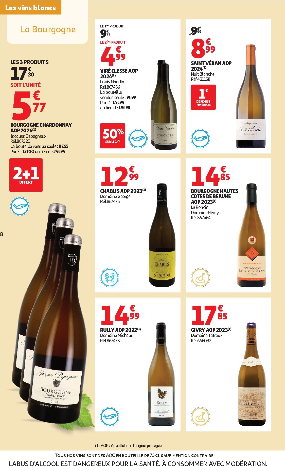 auchan - De Auchan - Foire aux vins folder geldig vanaf 17/03/2026 t/m 29/03/2026 - page: 8