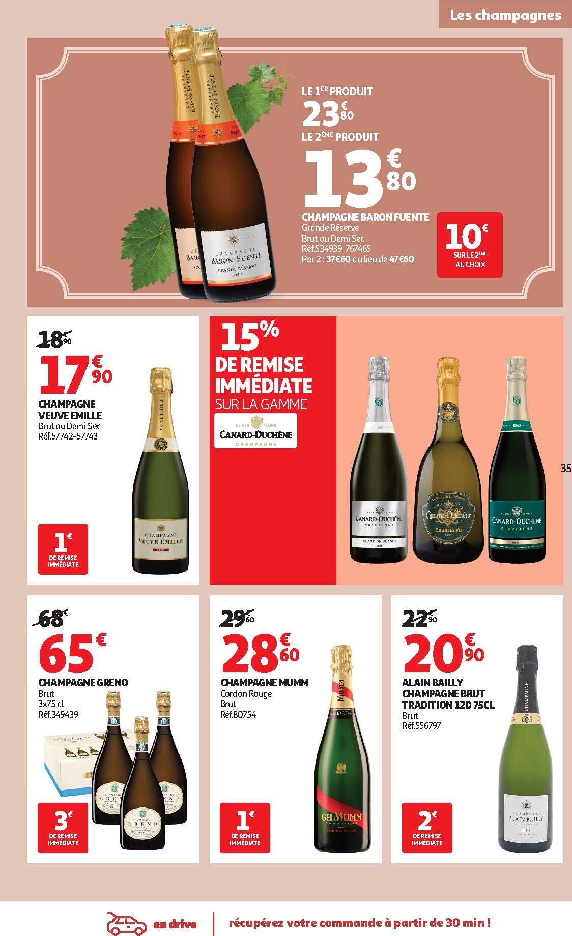 auchan - De Auchan - Foire aux vins folder geldig vanaf 17/03/2026 t/m 29/03/2026 - page: 35
