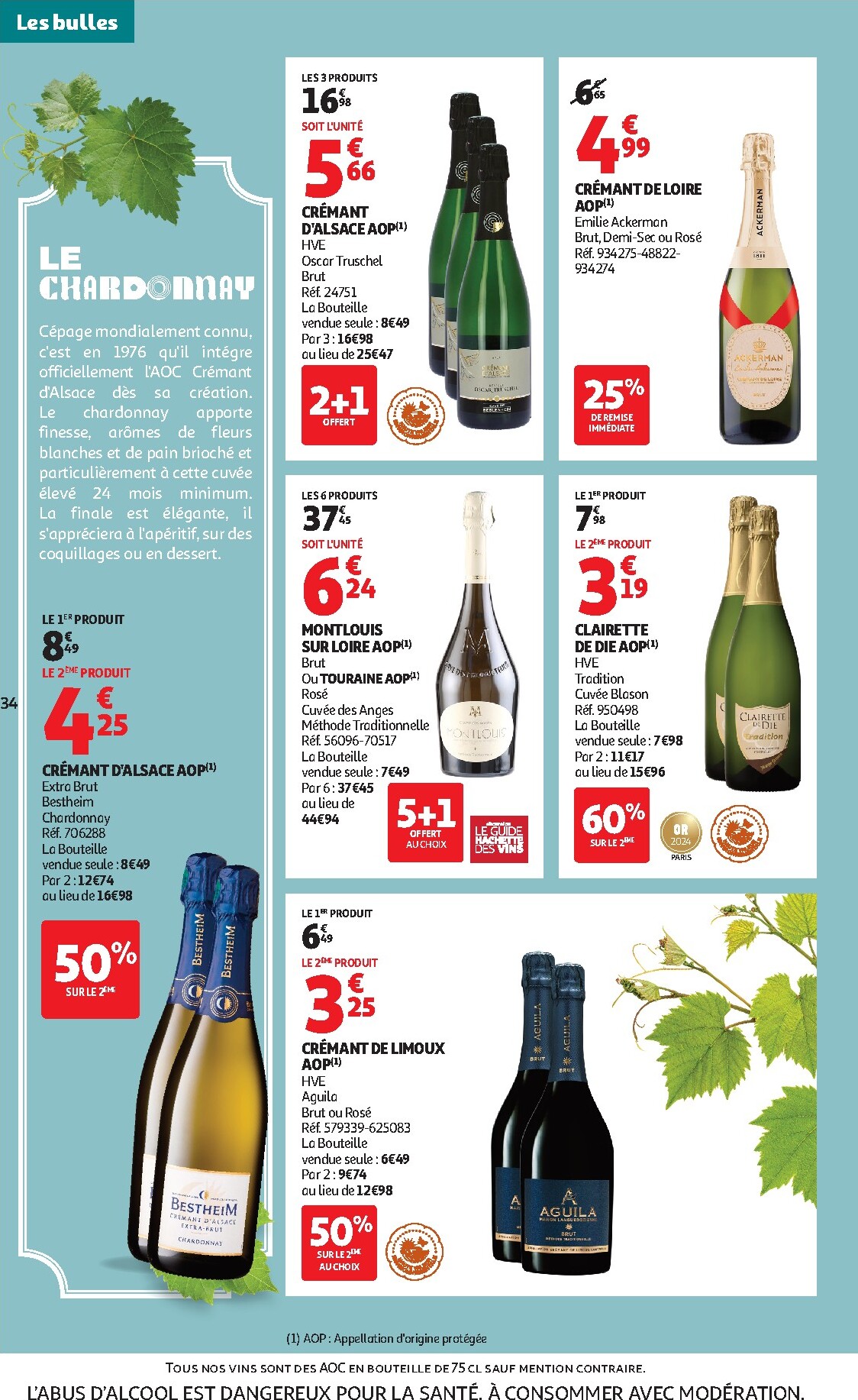 auchan - De Auchan - Foire aux vins folder geldig vanaf 17/03/2026 t/m 29/03/2026 - page: 34