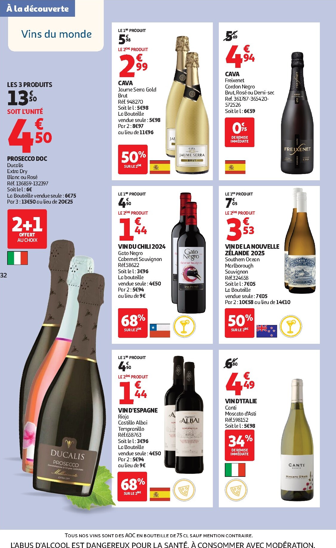 auchan - De Auchan - Foire aux vins folder geldig vanaf 17/03/2026 t/m 29/03/2026 - page: 32