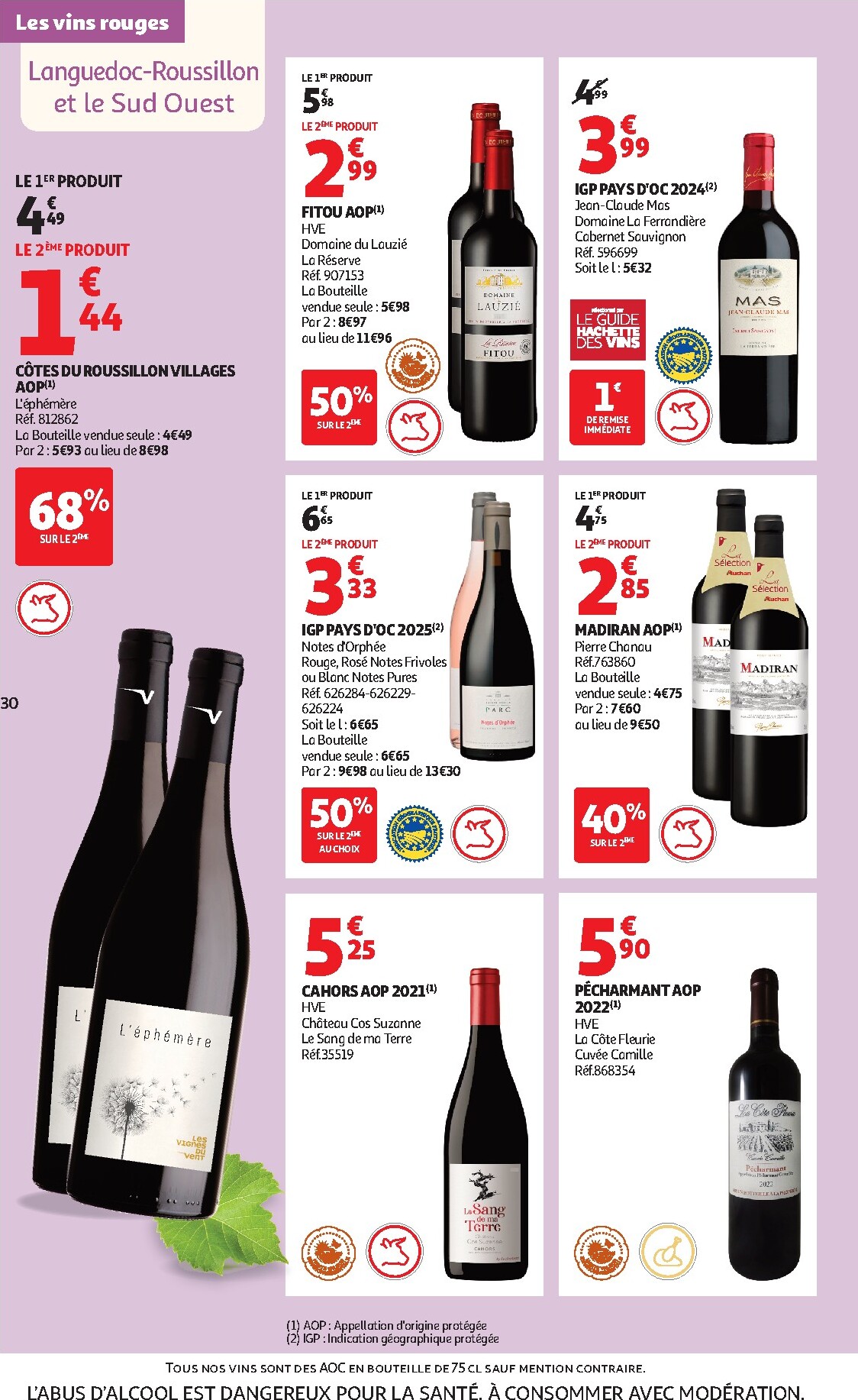 auchan - De Auchan - Foire aux vins folder geldig vanaf 17/03/2026 t/m 29/03/2026 - page: 30