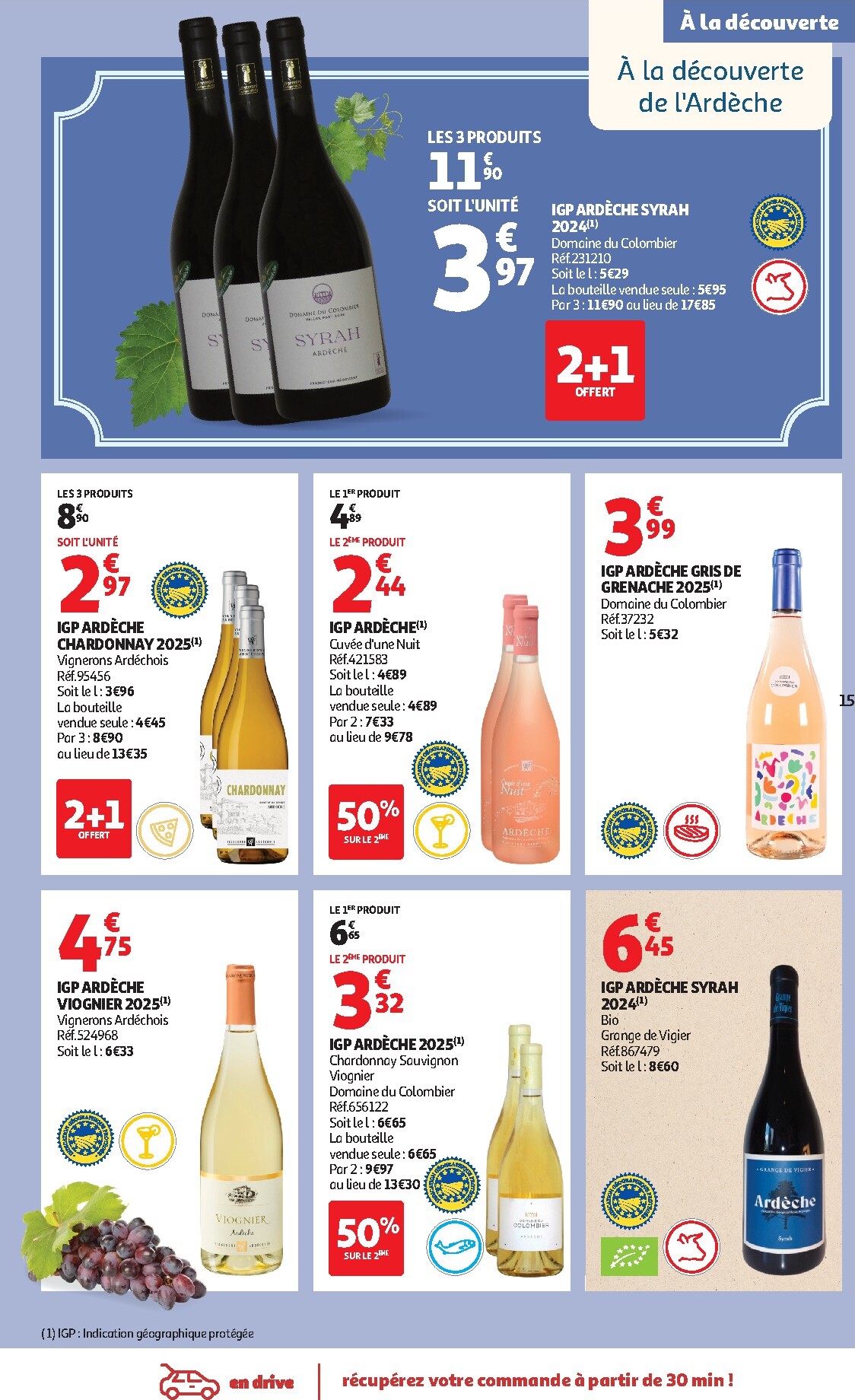 auchan - De Auchan - Foire aux vins folder geldig vanaf 17/03/2026 t/m 29/03/2026 - page: 15