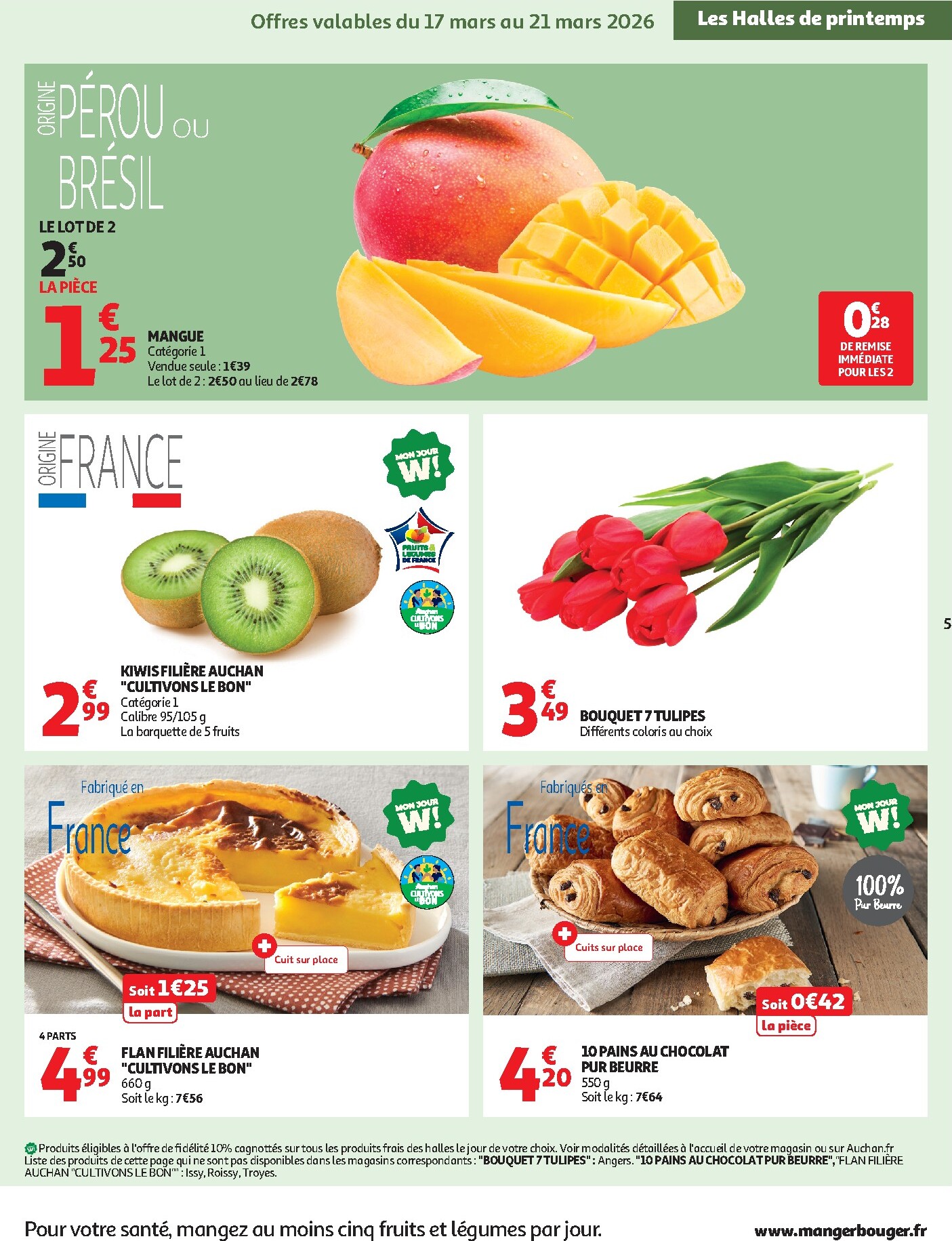 auchan - De Auchan - Pâques, halles printemps folder geldig vanaf 17/03/2026 t/m 22/03/2026 - page: 5