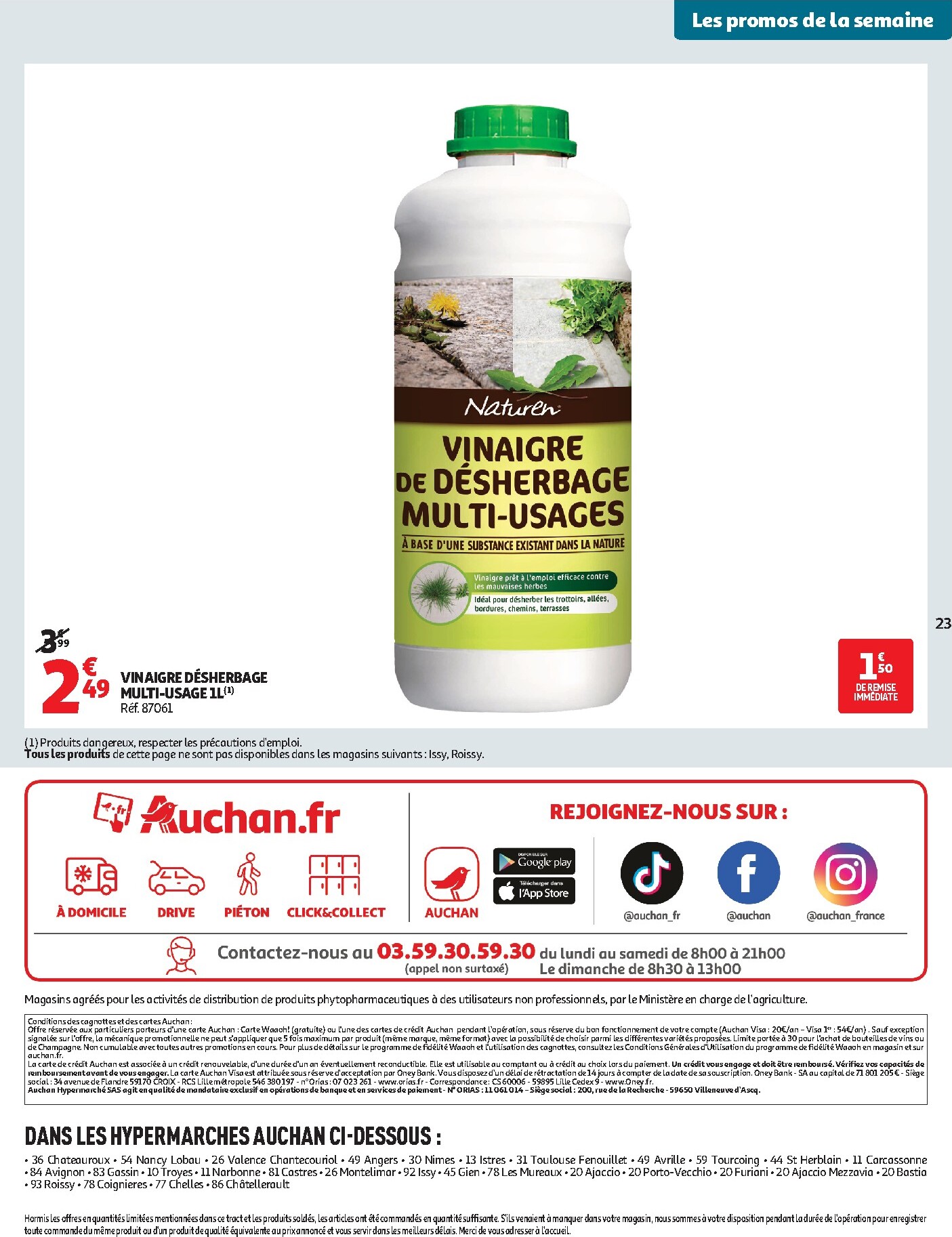 auchan - De Auchan - Pâques, halles printemps folder geldig vanaf 17/03/2026 t/m 22/03/2026 - page: 23