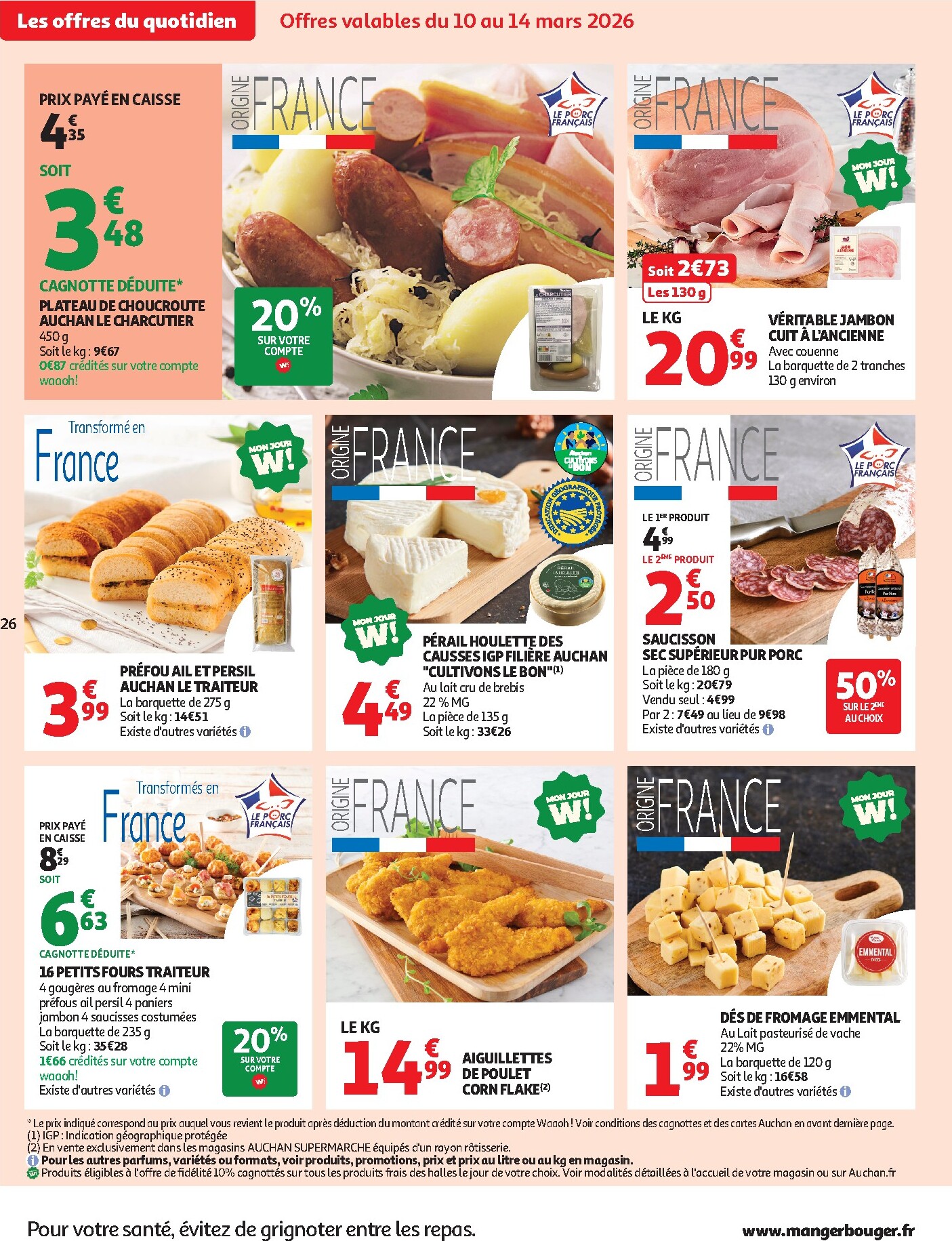 auchan - De Auchan folder geldig vanaf 10/03/2026 t/m 21/03/2026 - page: 26