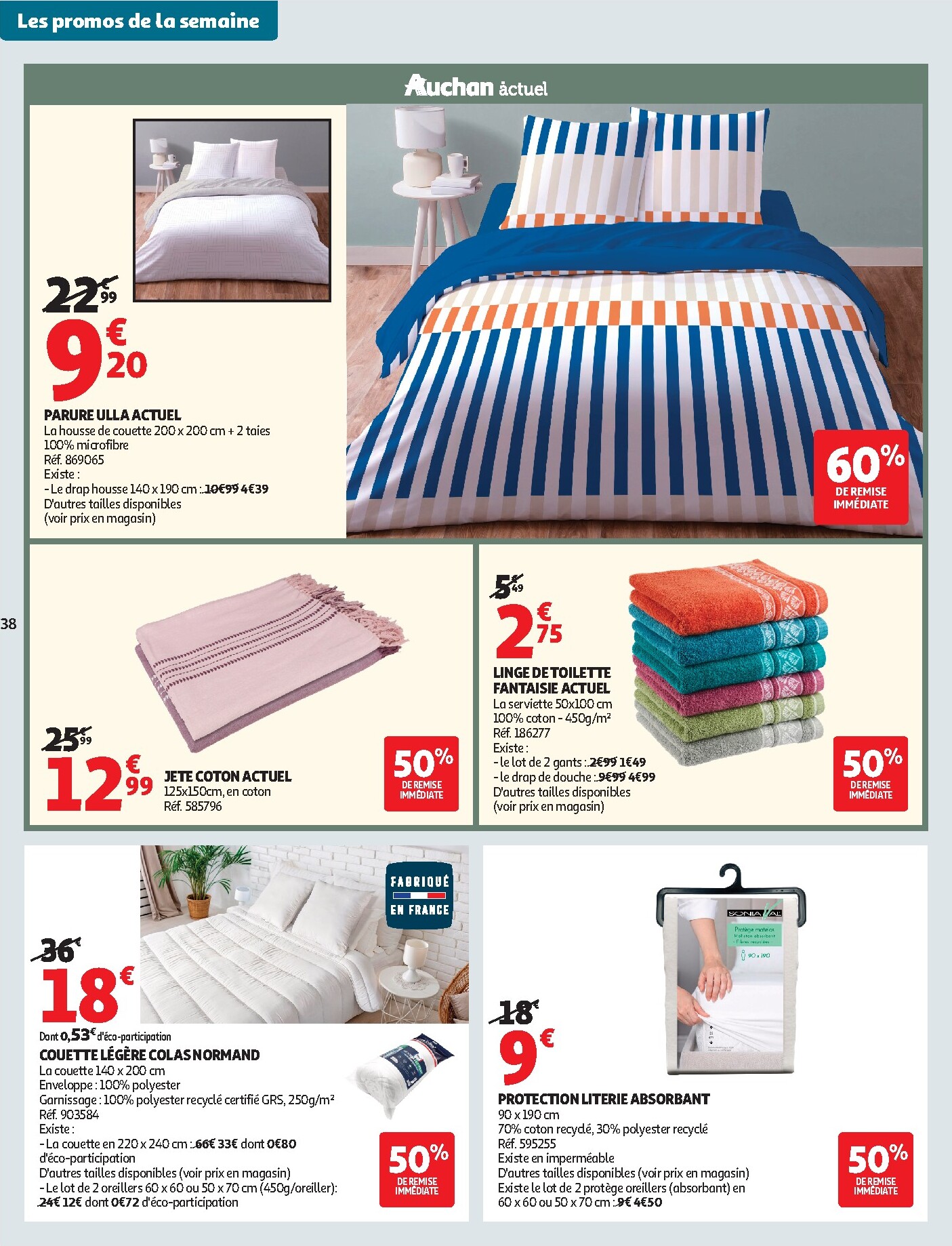 auchan - Auchan - 25 jours d'hyper promos folder voor volgende week van dinsdag 14/04/2026 tot zondag 26/04/2026 - page: 38