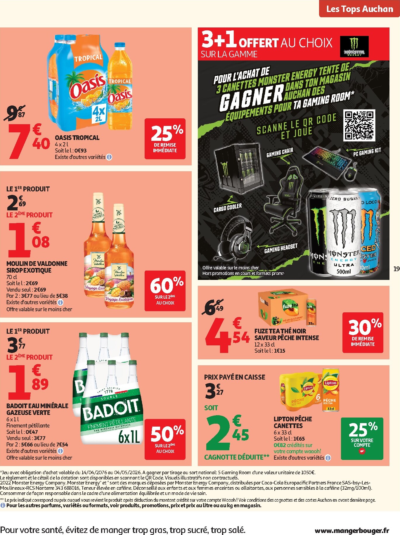 auchan - Auchan - 25 jours d'hyper promos folder voor volgende week van dinsdag 14/04/2026 tot zondag 26/04/2026 - page: 19