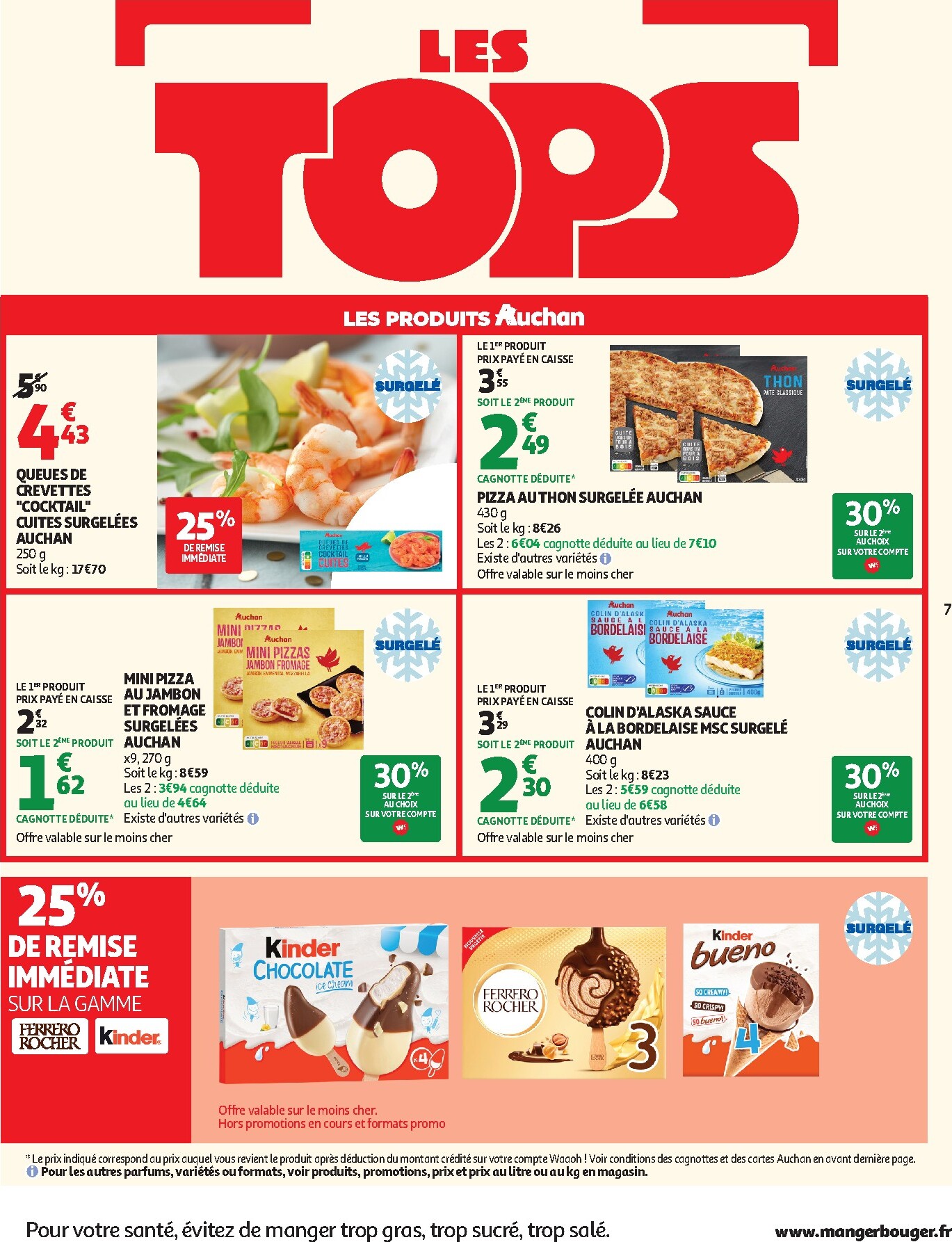 auchan - Auchan - 25 jours d'hyper promos folder voor volgende week van dinsdag 14/04/2026 tot zondag 26/04/2026 - page: 7
