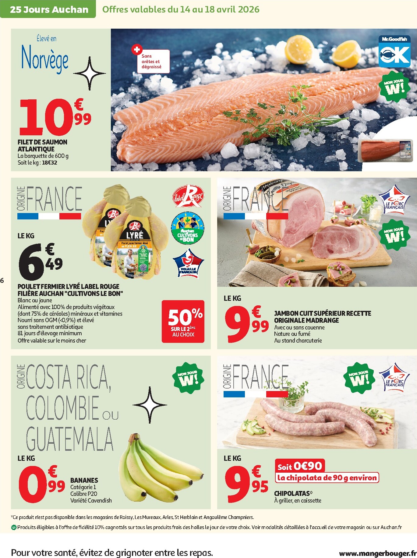 auchan - Auchan - 25 jours d'hyper promos folder voor volgende week van dinsdag 14/04/2026 tot zondag 26/04/2026 - page: 6