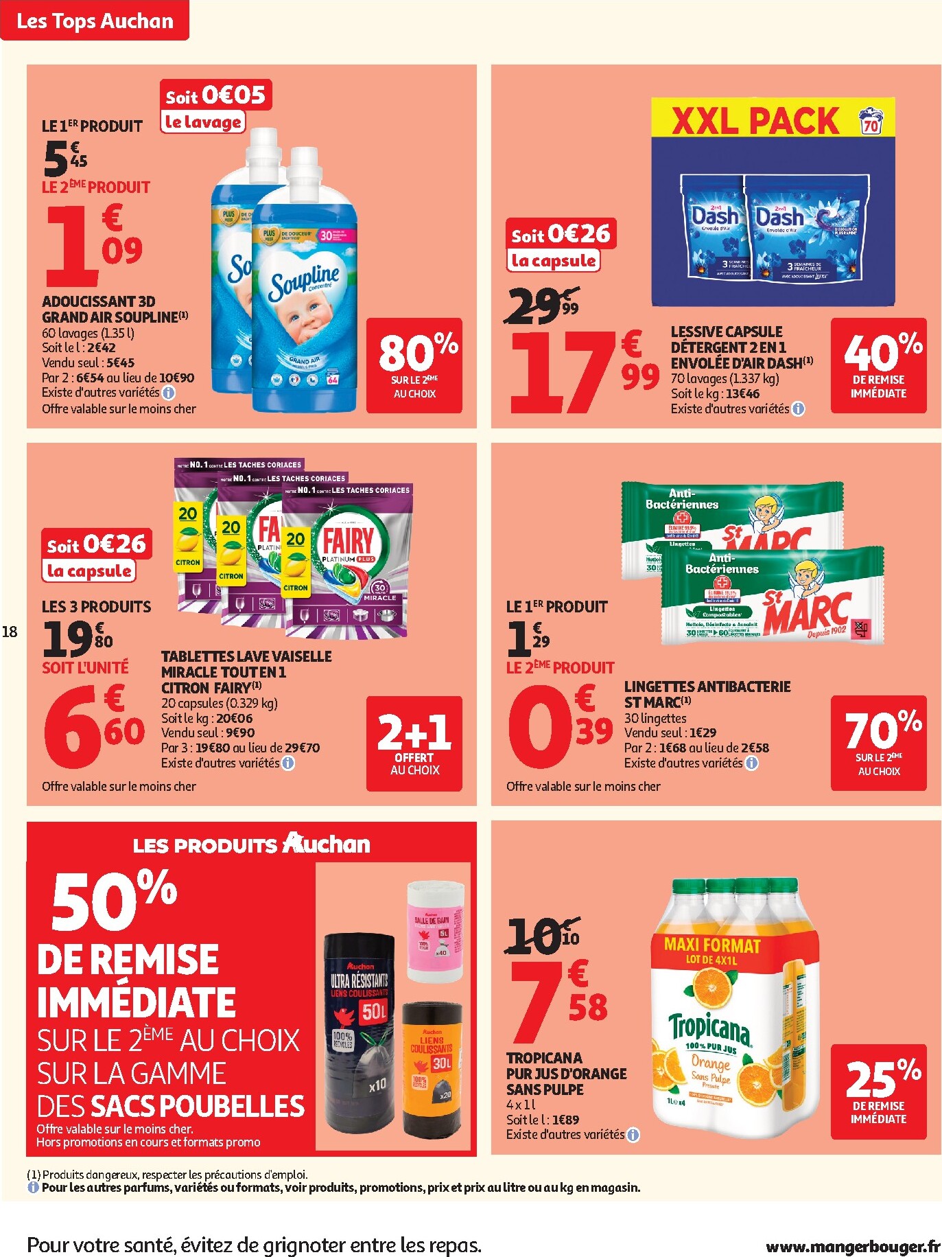 auchan - Auchan - 25 jours d'hyper promos folder voor volgende week van dinsdag 14/04/2026 tot zondag 26/04/2026 - page: 18