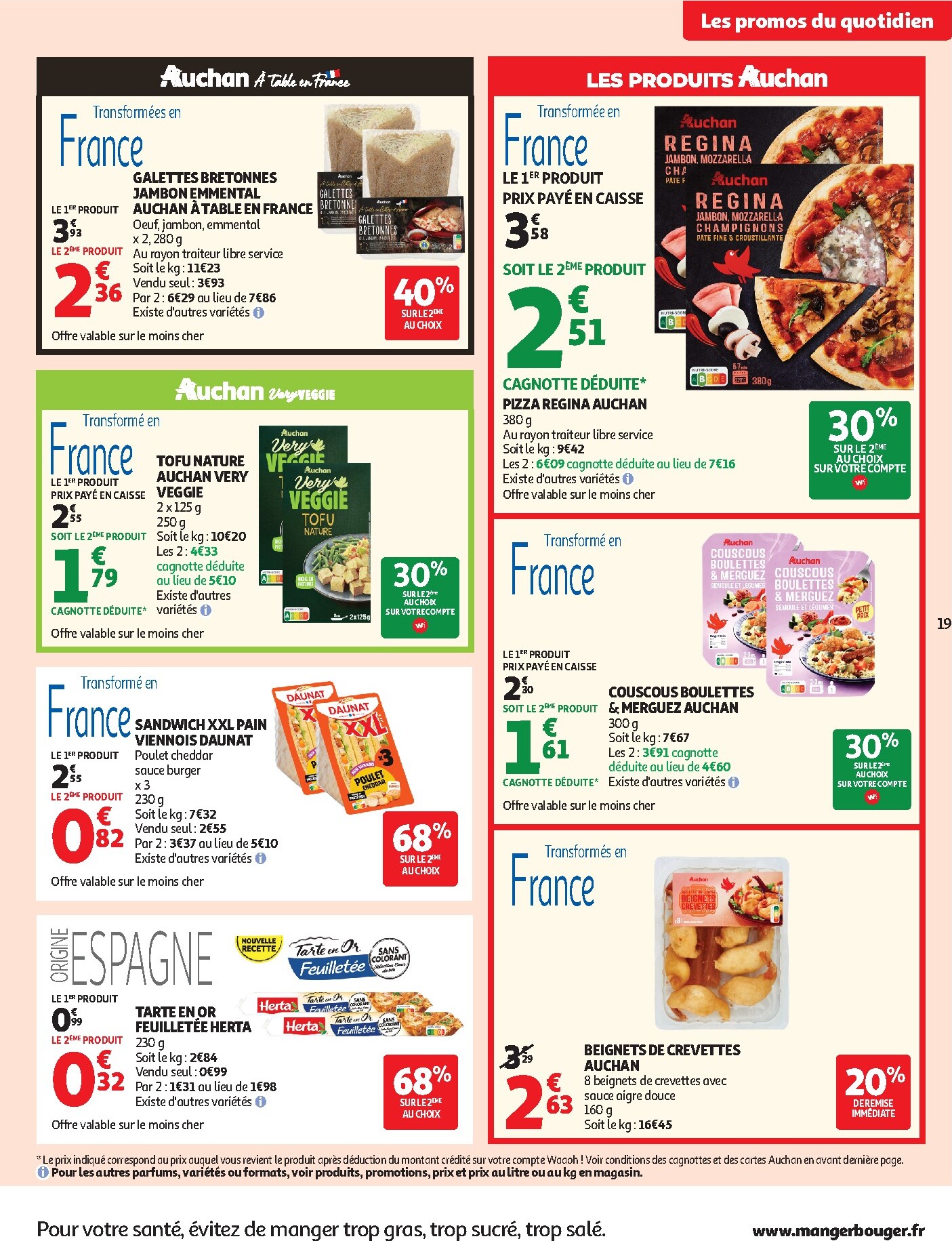 auchan - Huidige Auchan - Supermarché folder geldig van woensdag 08/04/2026 tot zaterdag 18/04/2026 - page: 19