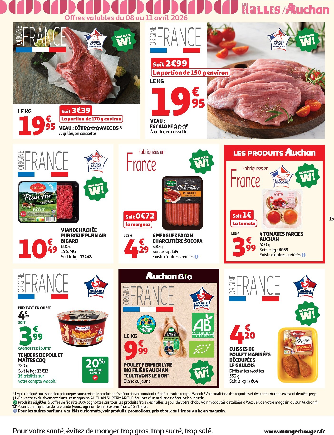auchan - Huidige Auchan - Supermarché folder geldig van woensdag 08/04/2026 tot zaterdag 18/04/2026 - page: 15