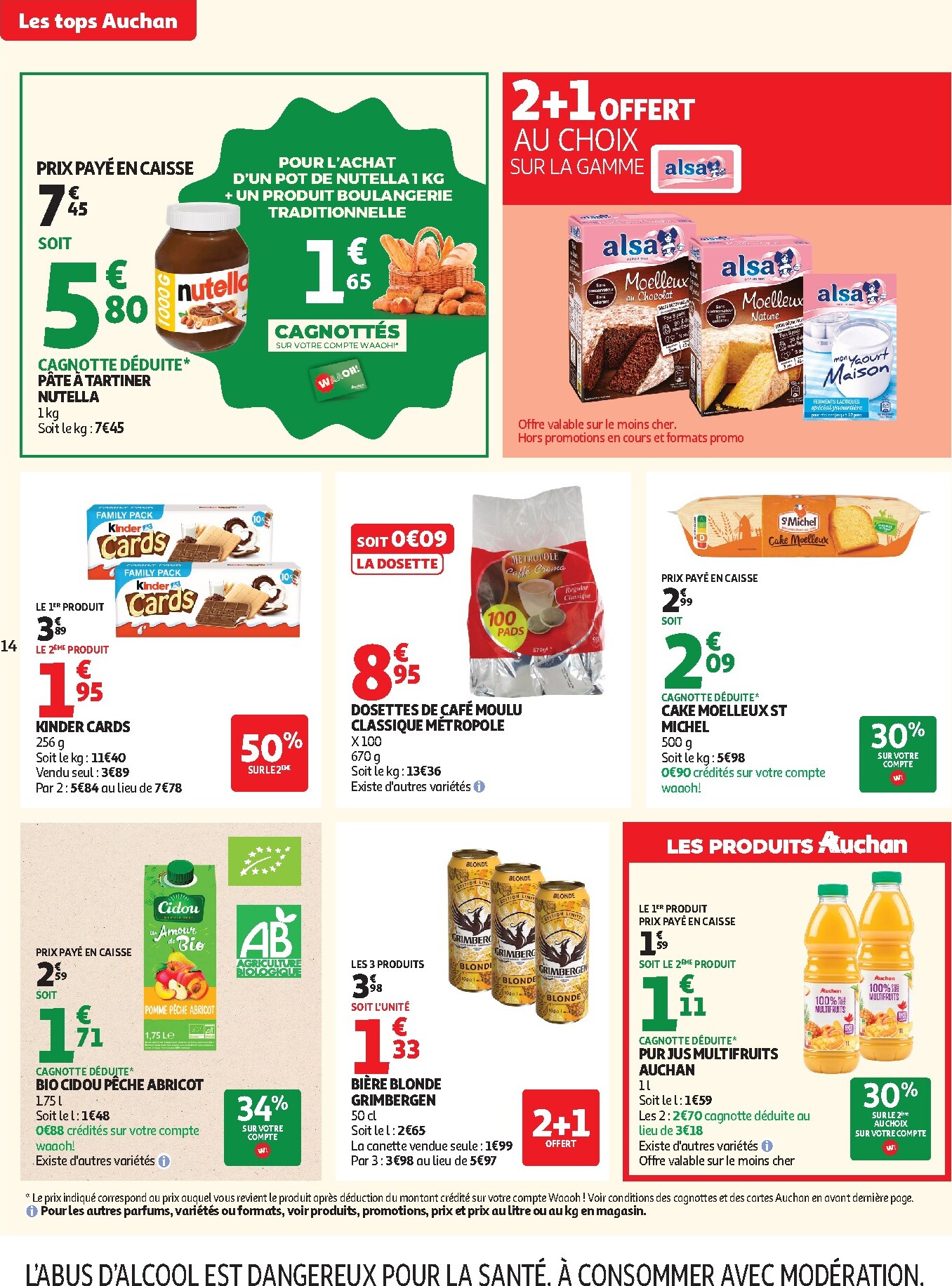 auchan - Toekomstige Auchan Supermarché - 25 jours de super promos folder geldig van dinsdag 14/04/2026 tot zaterdag 18/04/2026 - page: 14