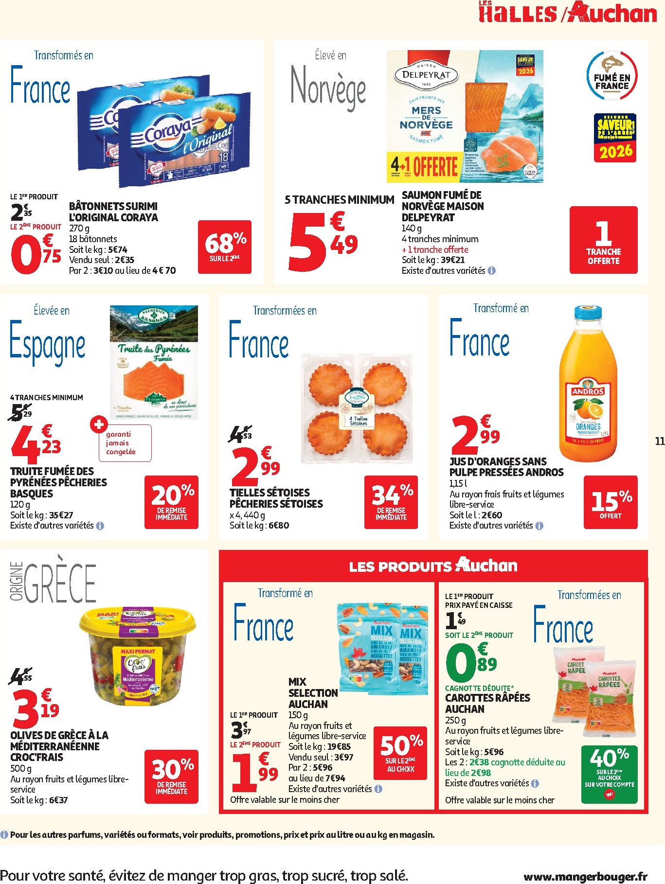 auchan - Toekomstige Auchan Supermarché - 25 jours de super promos folder geldig van dinsdag 14/04/2026 tot zaterdag 18/04/2026 - page: 11