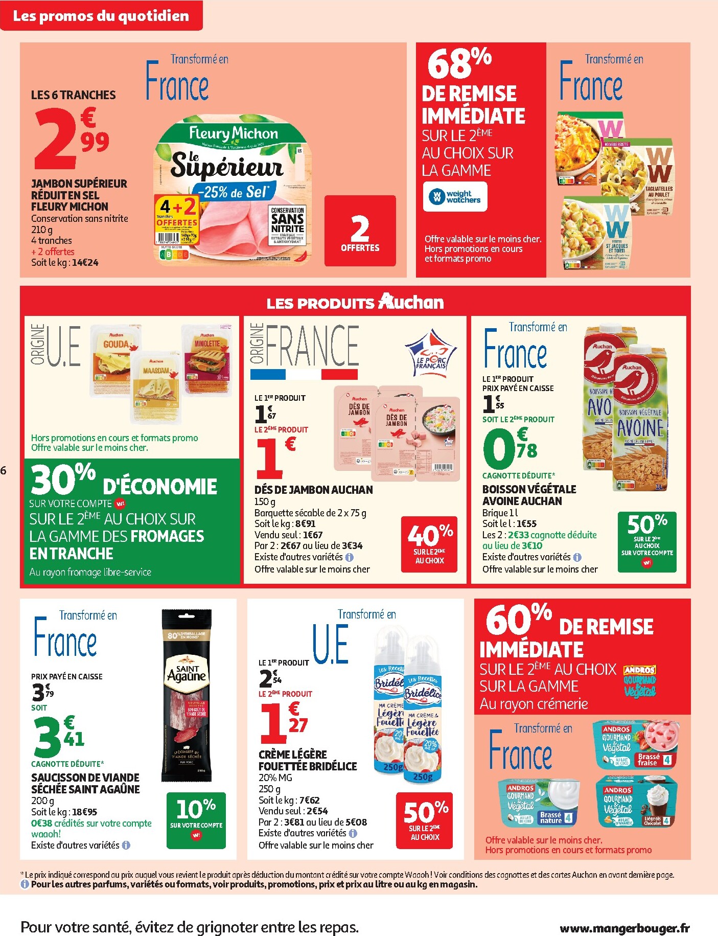 auchan - Auchan Supermarché - 25 jours folder voor volgende week van dinsdag 21/04/2026 tot zaterdag 02/05/2026 - page: 6
