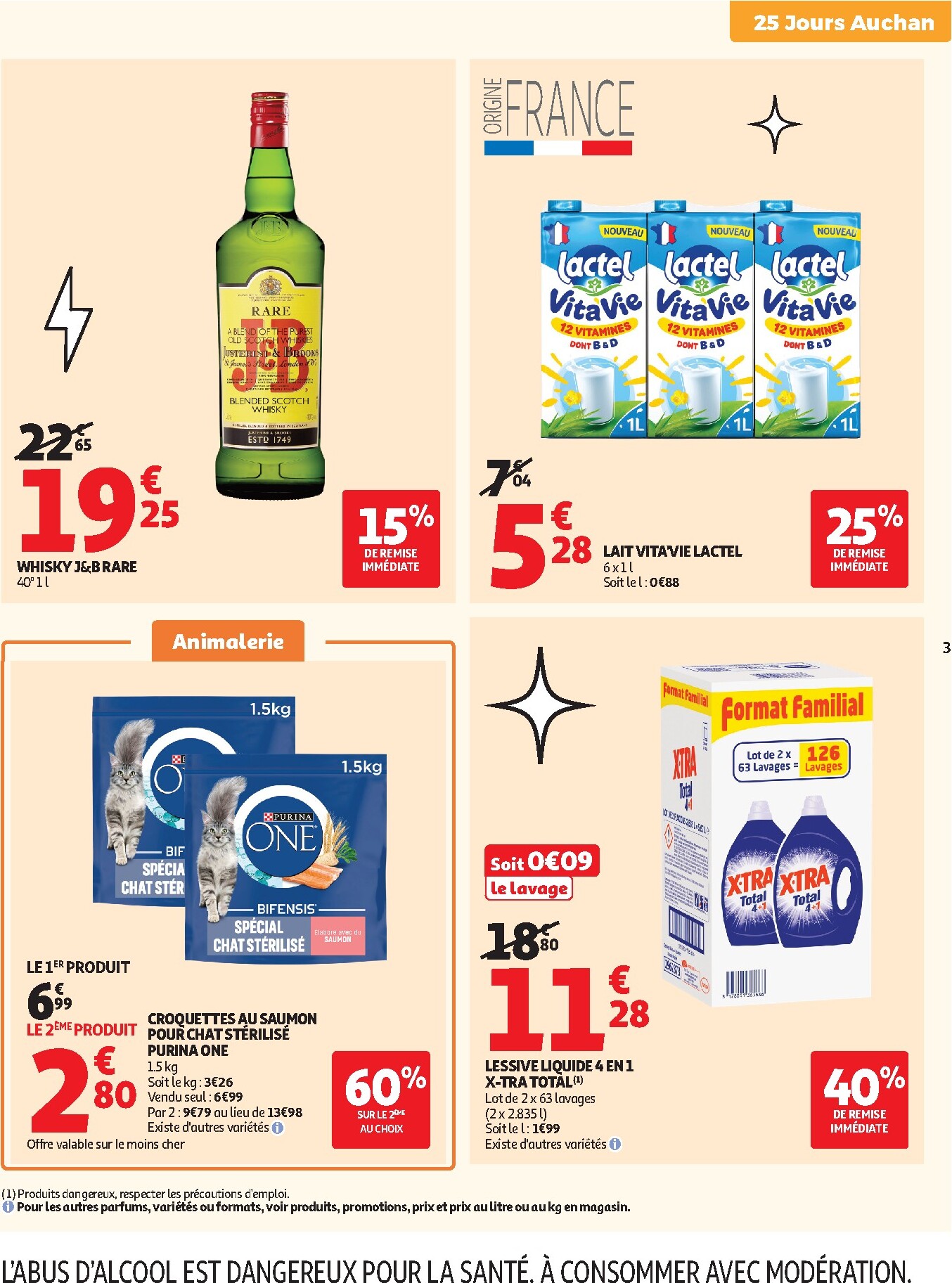 auchan - Auchan Supermarché - 25 jours folder voor volgende week van dinsdag 21/04/2026 tot zaterdag 02/05/2026 - page: 3