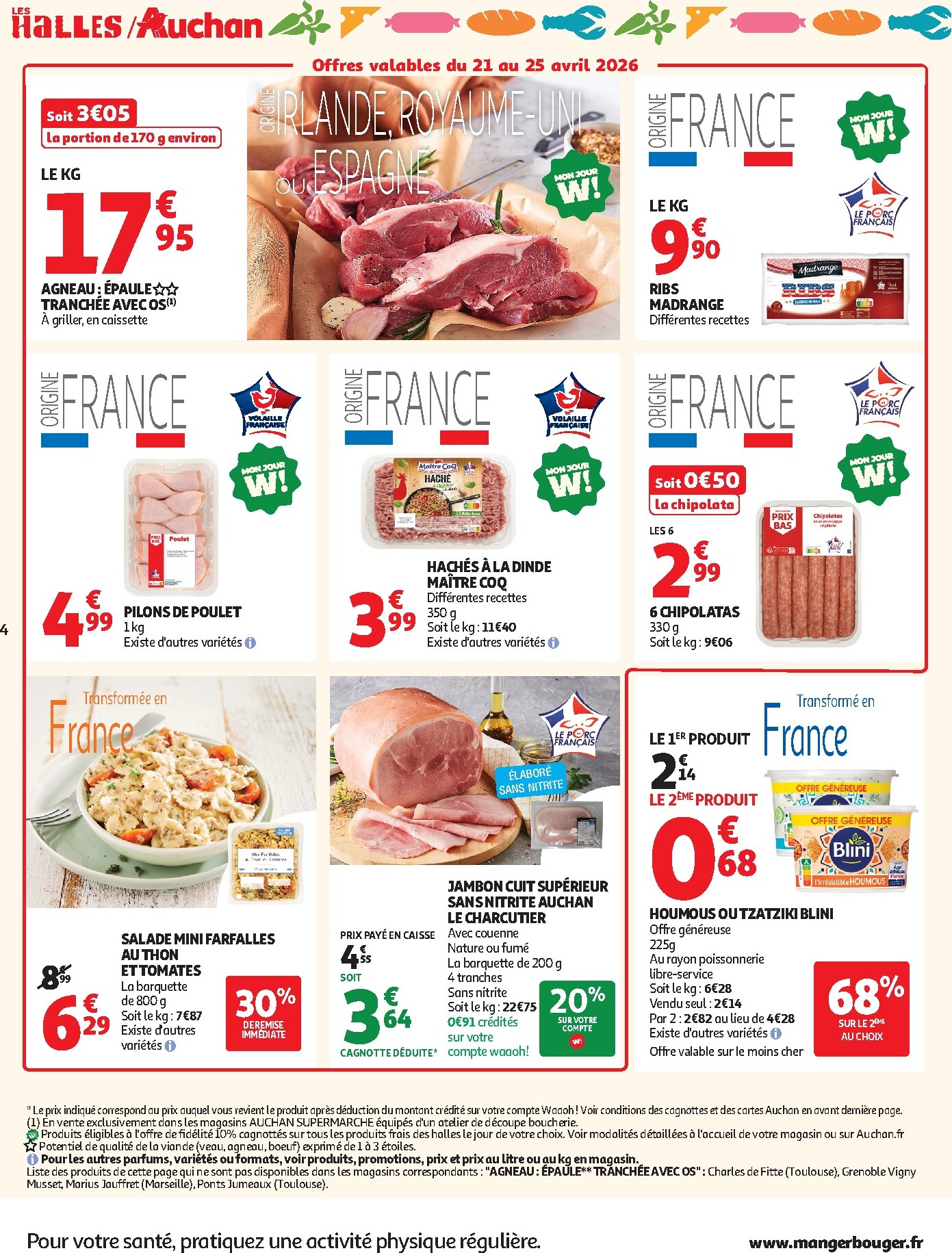 auchan - Auchan Supermarché - 25 jours folder voor volgende week van dinsdag 21/04/2026 tot zaterdag 02/05/2026 - page: 4