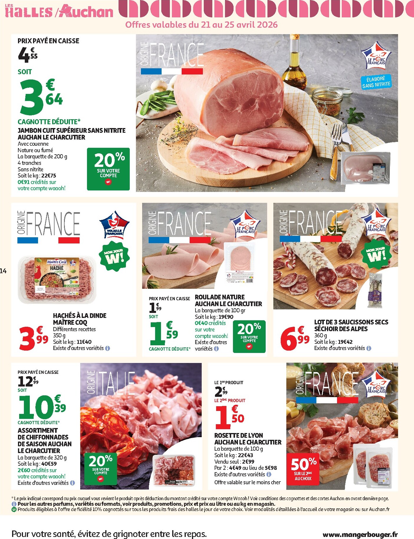 auchan - Toekomstige Auchan Supermarché - 25 jours folder geldig van dinsdag 21/04/2026 tot zaterdag 02/05/2026 - page: 14