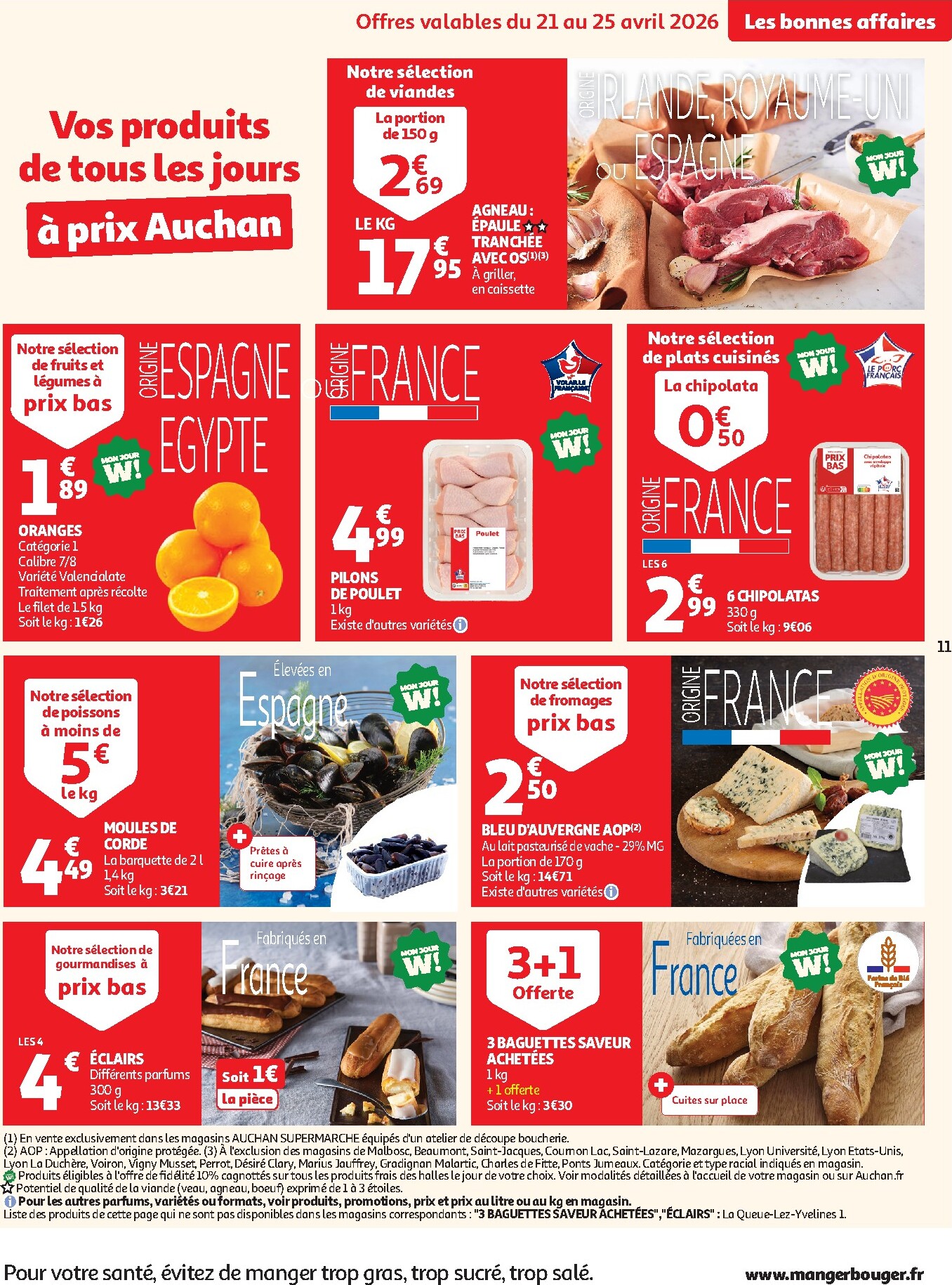 auchan - Toekomstige Auchan Supermarché - 25 jours folder geldig van dinsdag 21/04/2026 tot zaterdag 02/05/2026 - page: 11