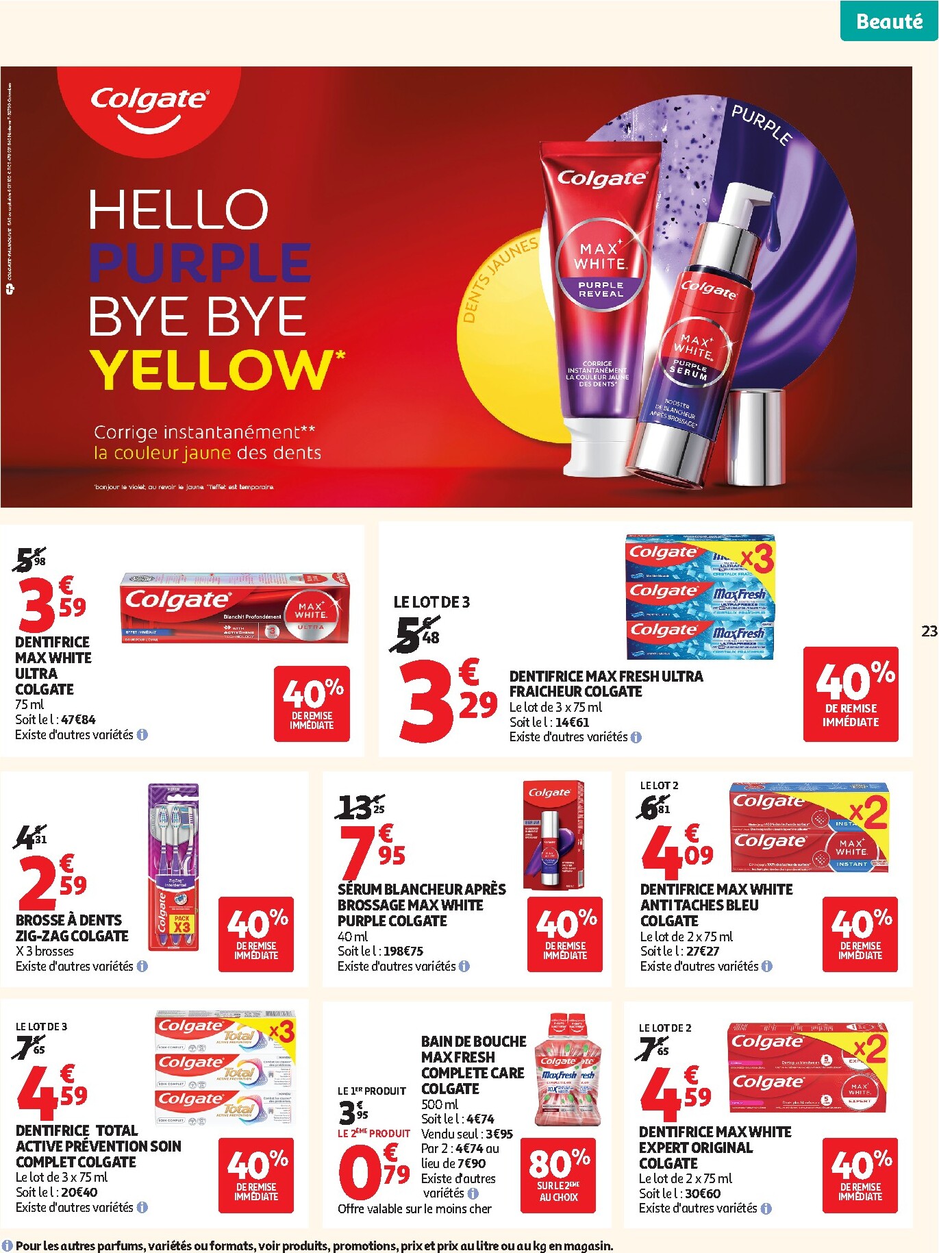 auchan - Toekomstige Auchan - Beauté folder geldig van dinsdag 21/04/2026 tot zondag 03/05/2026 - page: 23