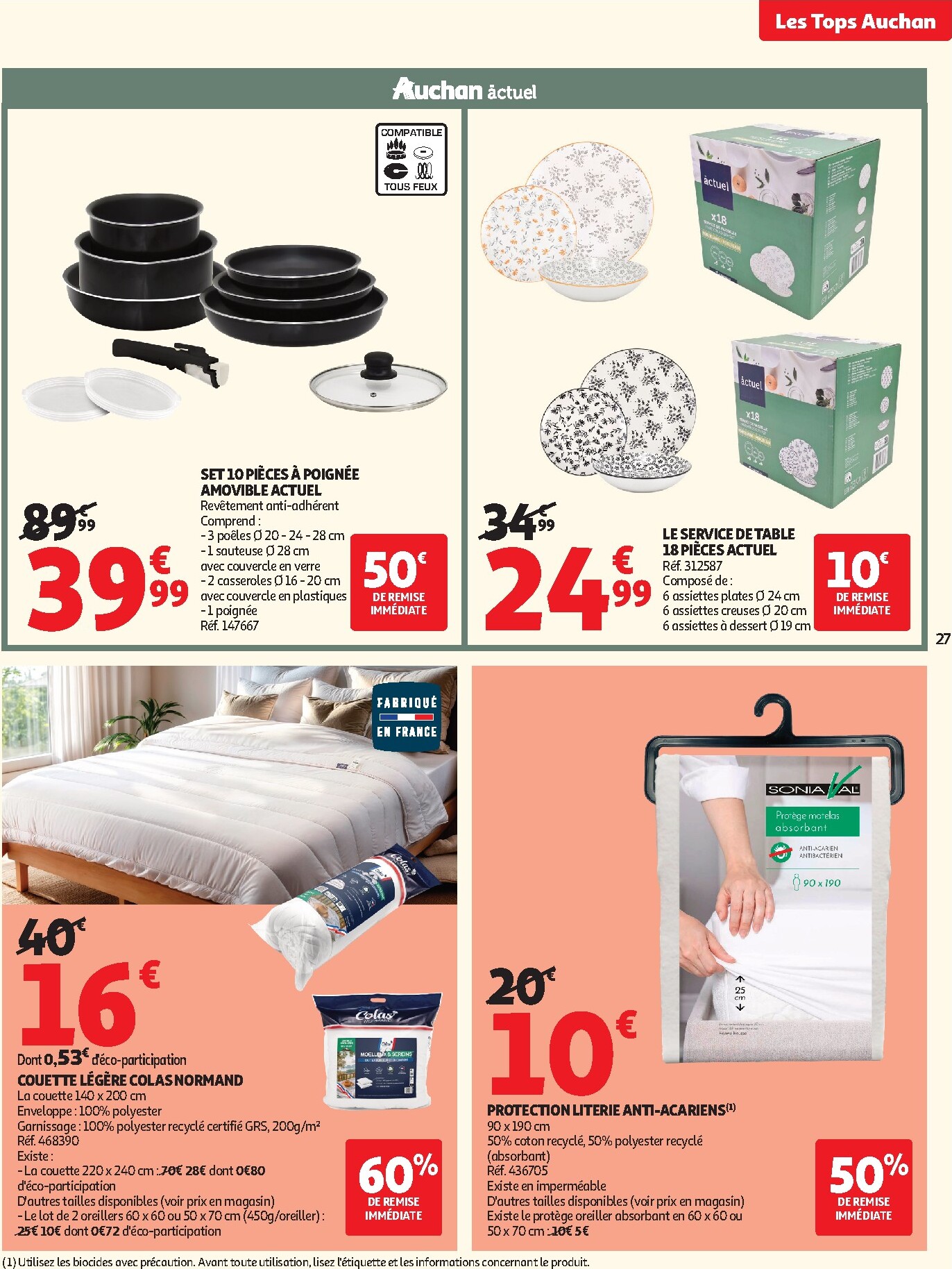 auchan - Auchan - 25 jours folder voor volgende week van dinsdag 28/04/2026 tot zondag 10/05/2026 - page: 27